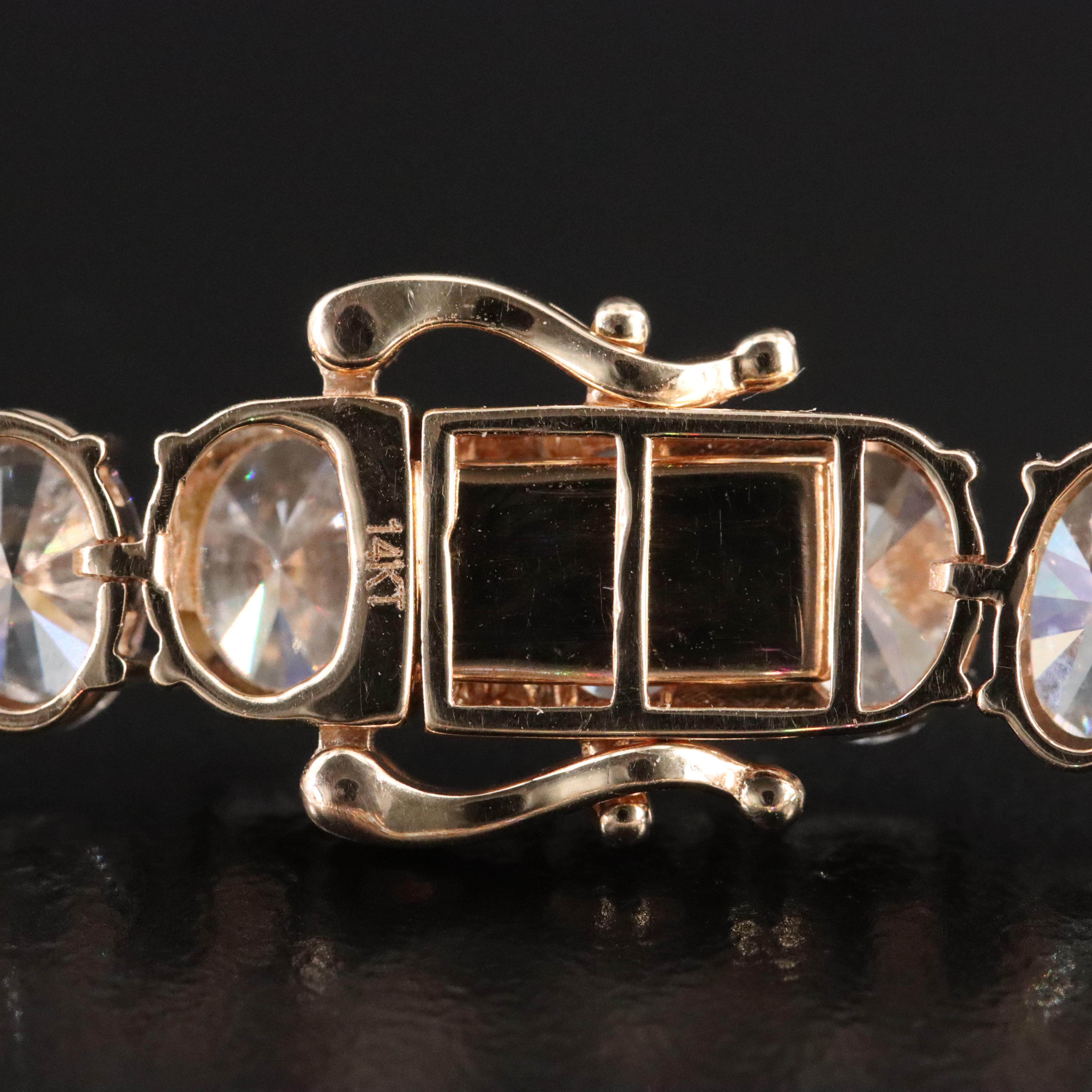 14K 16.22 CTW Lab Grown Diamond Line Bracelet