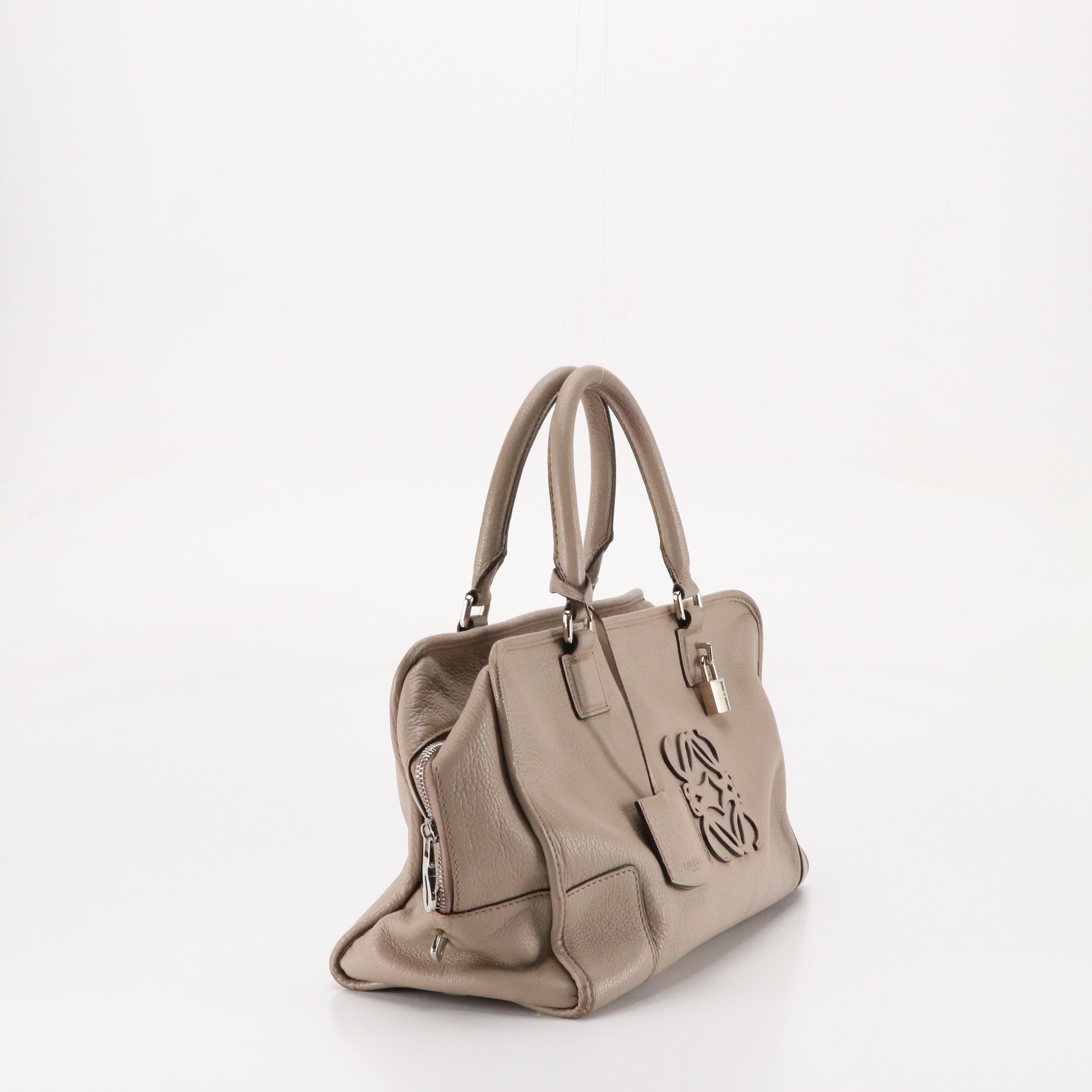 Loewe Anagram Grain Leather Amazona Tote
