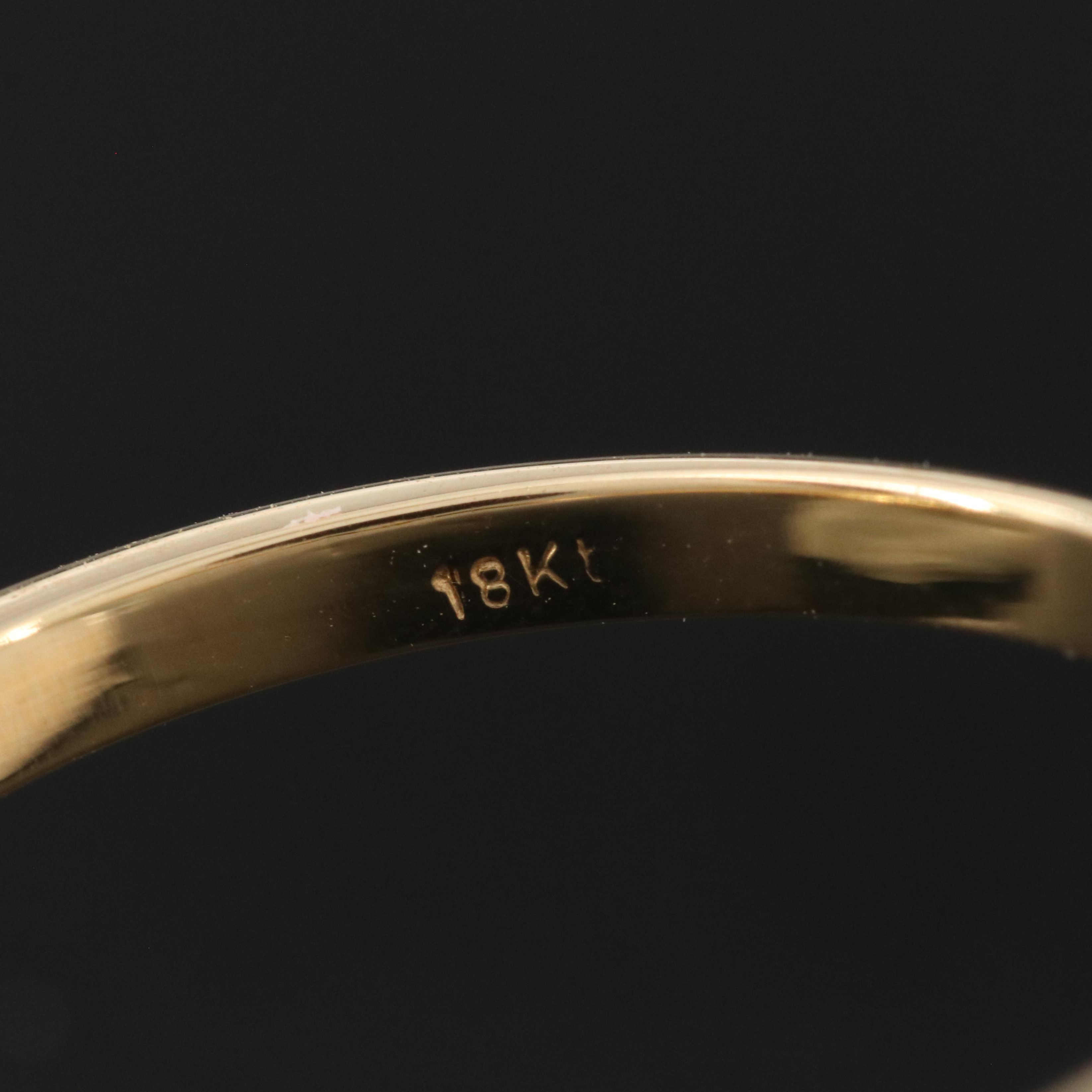 18K 5.01 CT Lab Grown Diamond Solitaire Ring with IGI Report