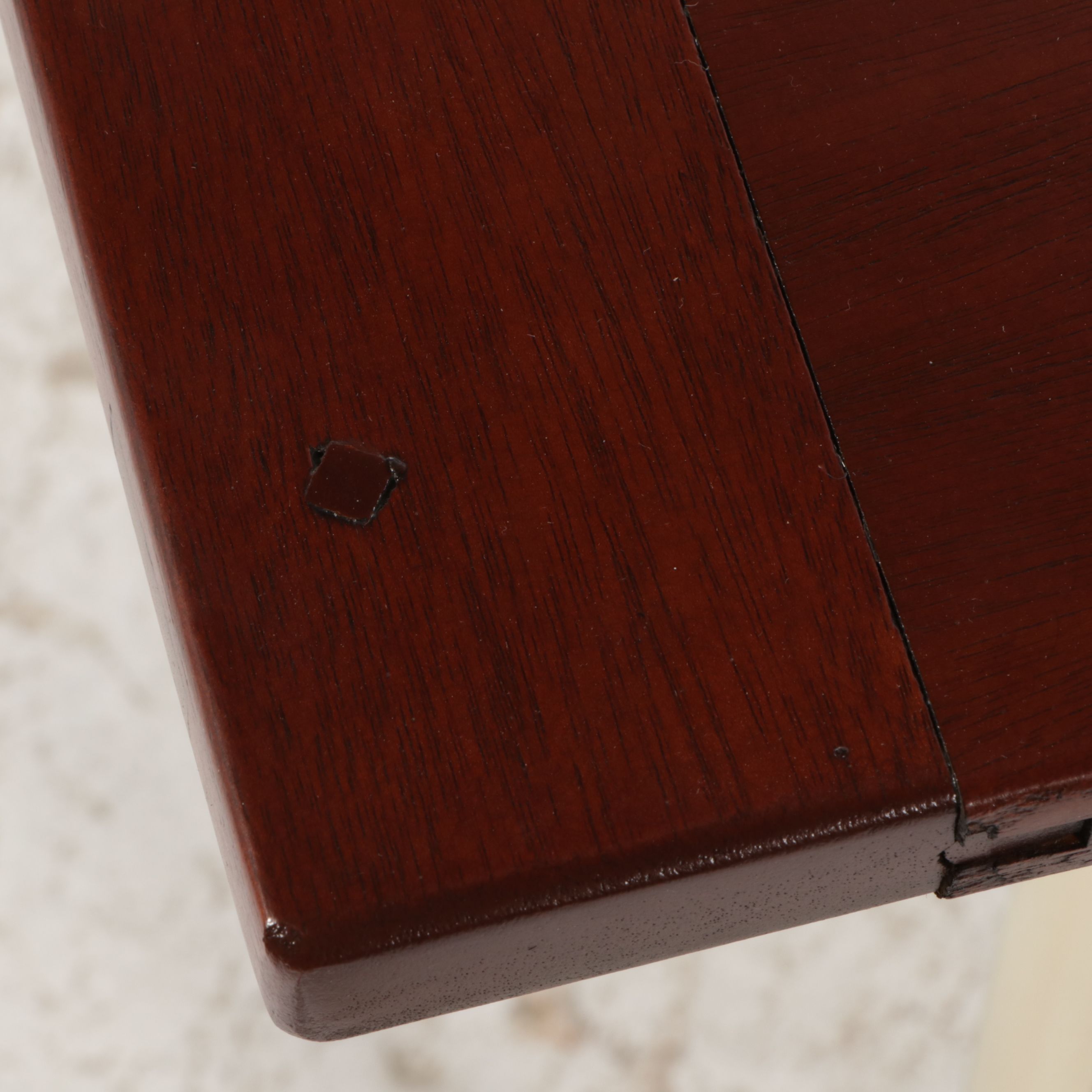 Primitive Style Parcel-Painted Wood Dining Table