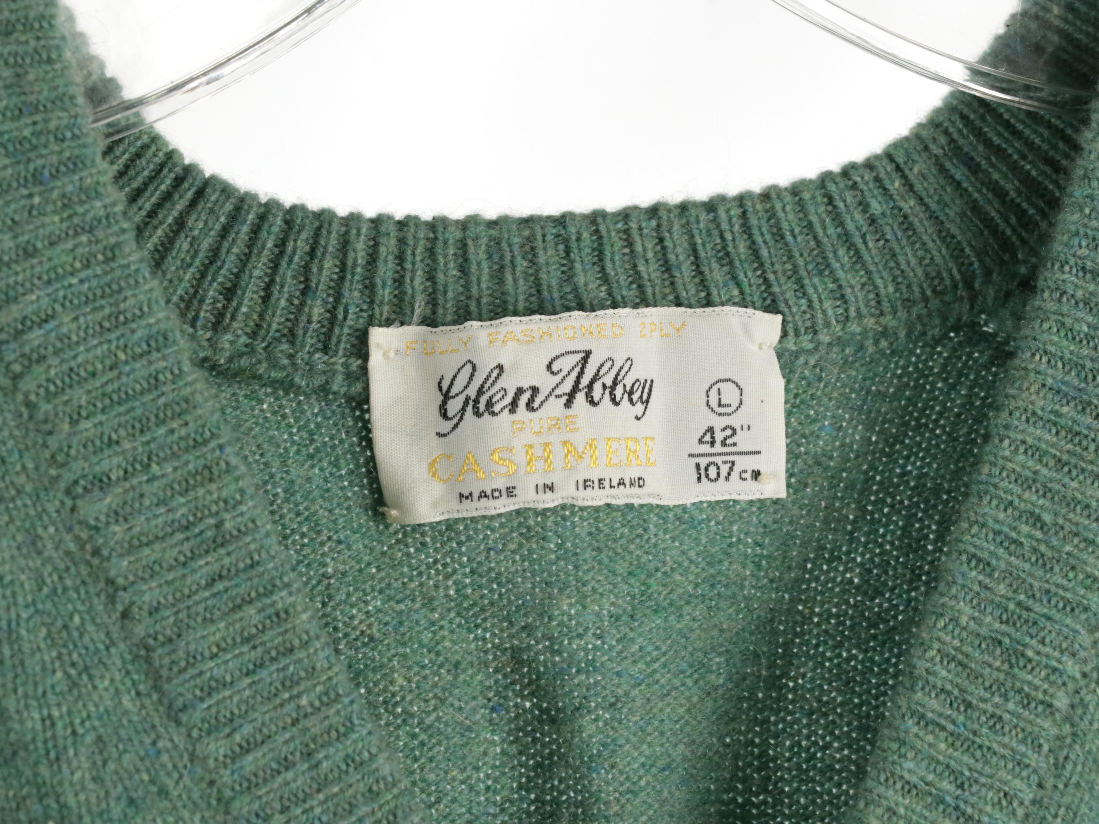 Men's Pringle and Glen Abbey Vintage Cashmere V-Neck Sweaters