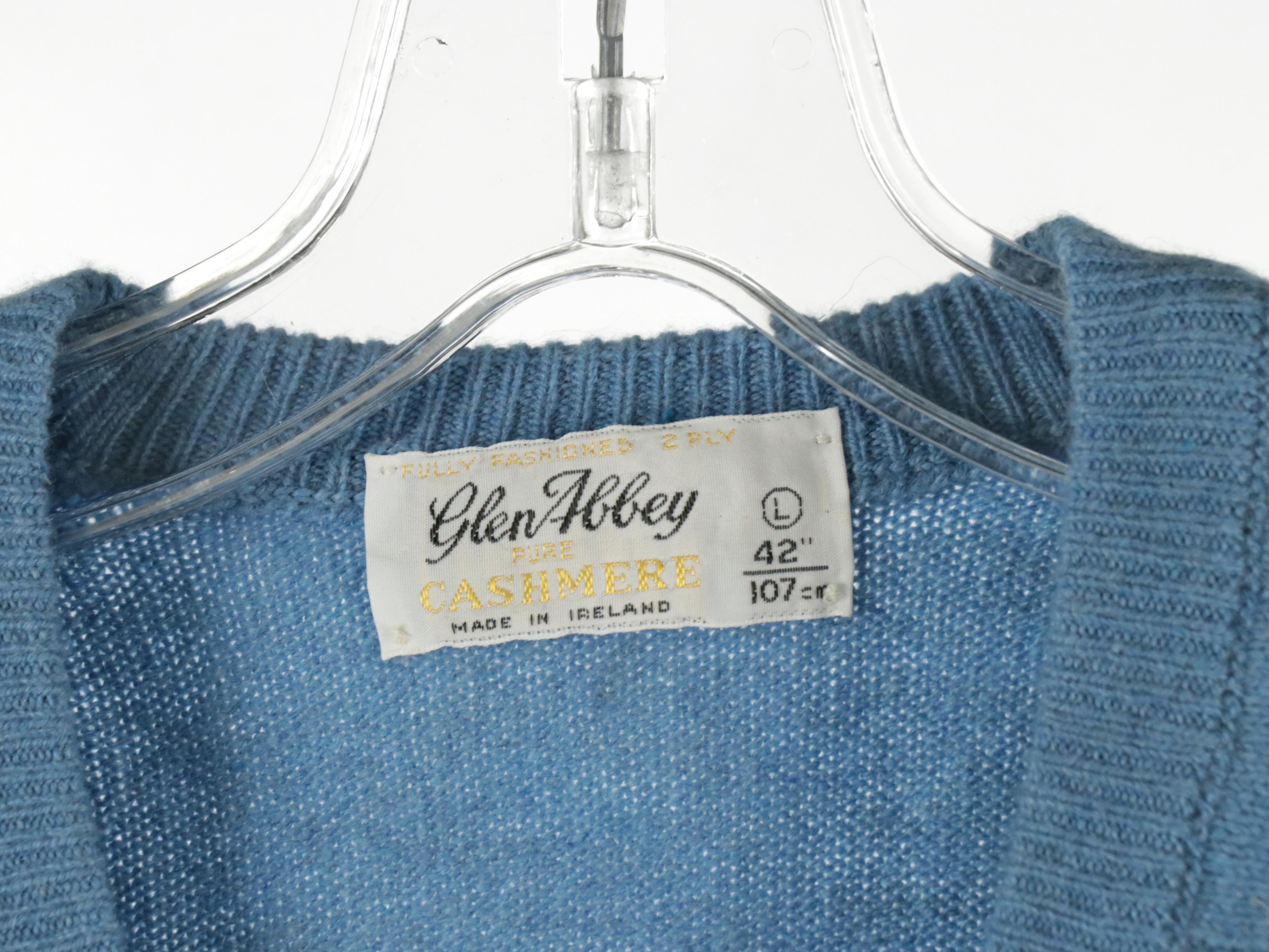 Men's Pringle and Glen Abbey Vintage Cashmere V-Neck Sweaters