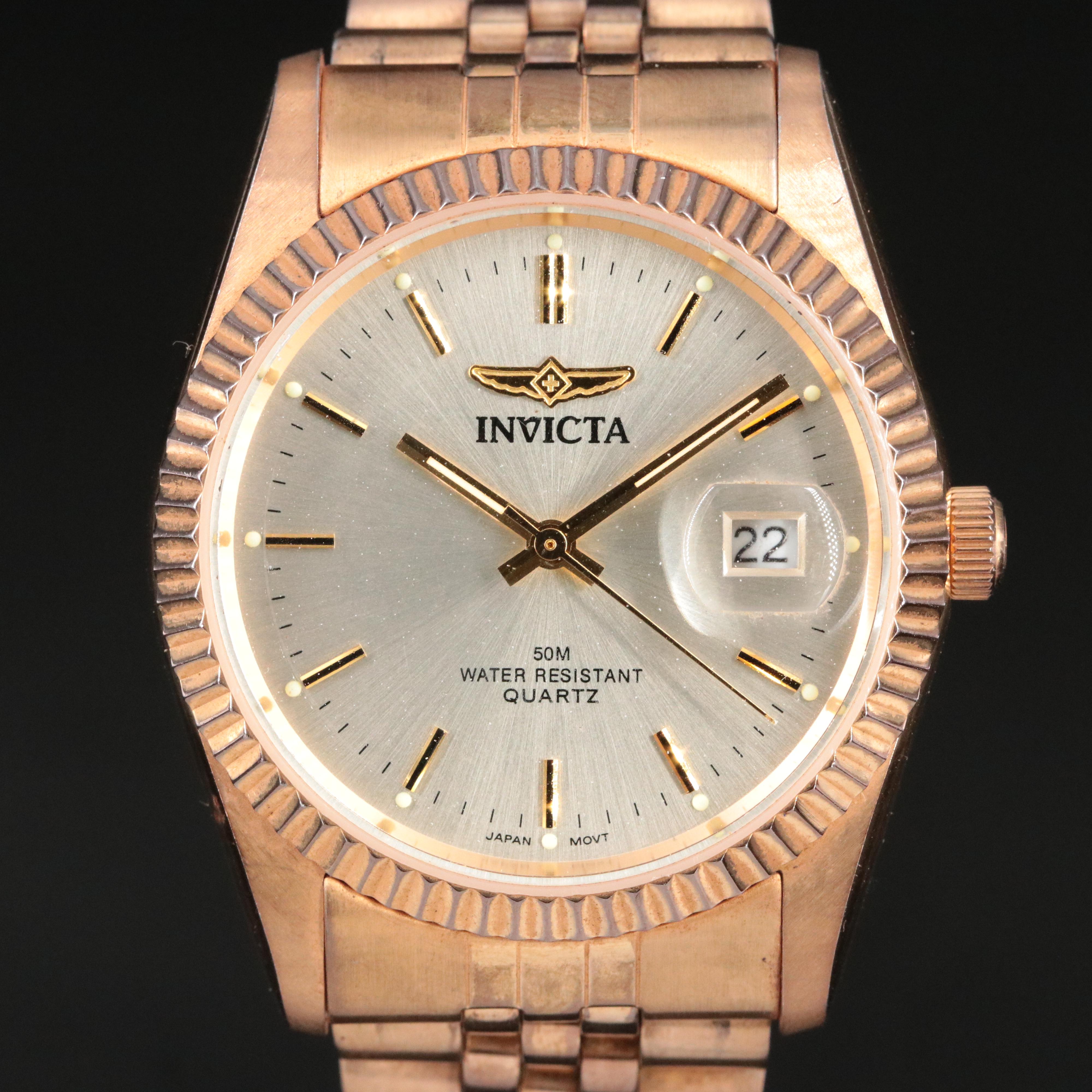 Invicta Camelot 50m Date Quartz Watch