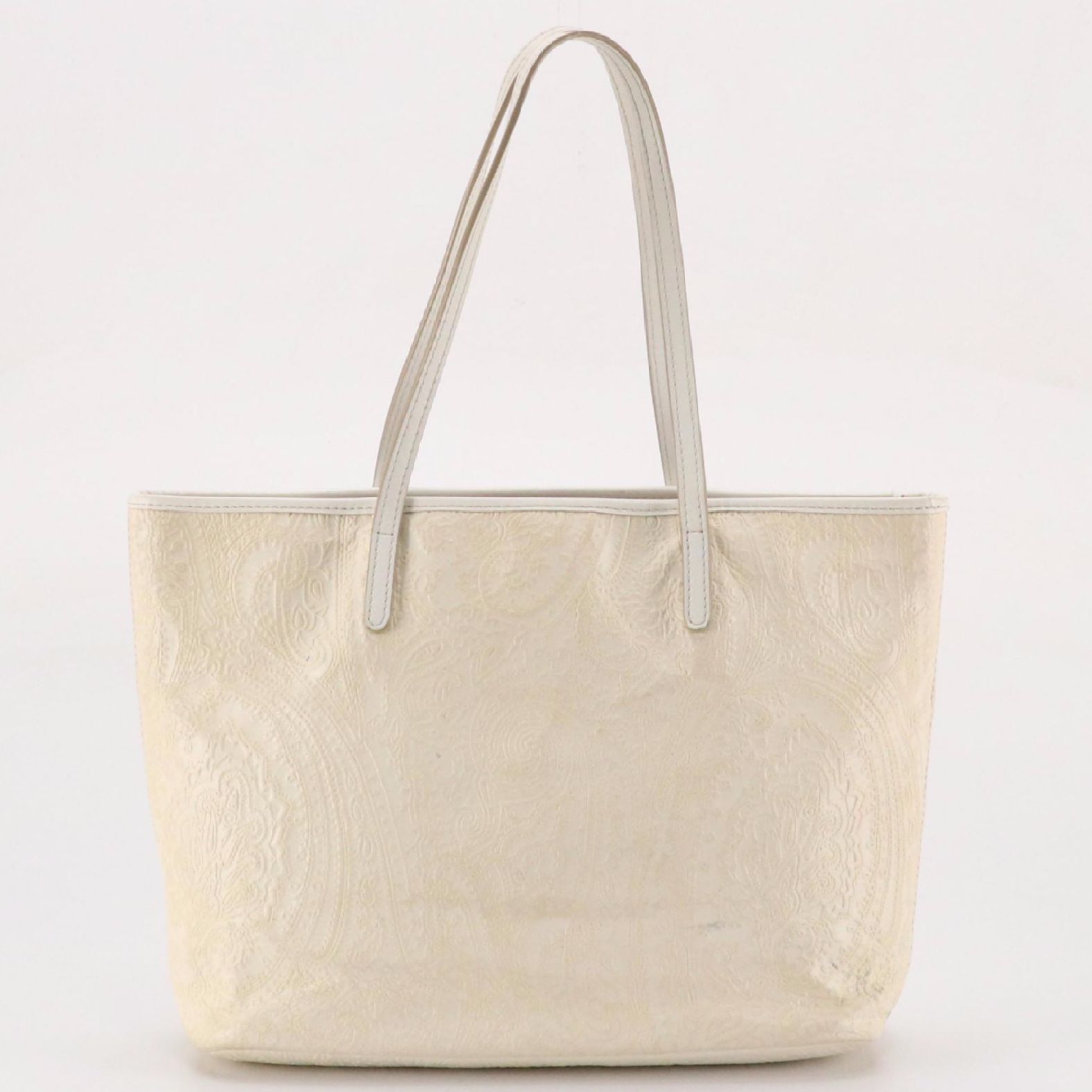 ETRO Paisley Embossed Leather Shoulder Bag