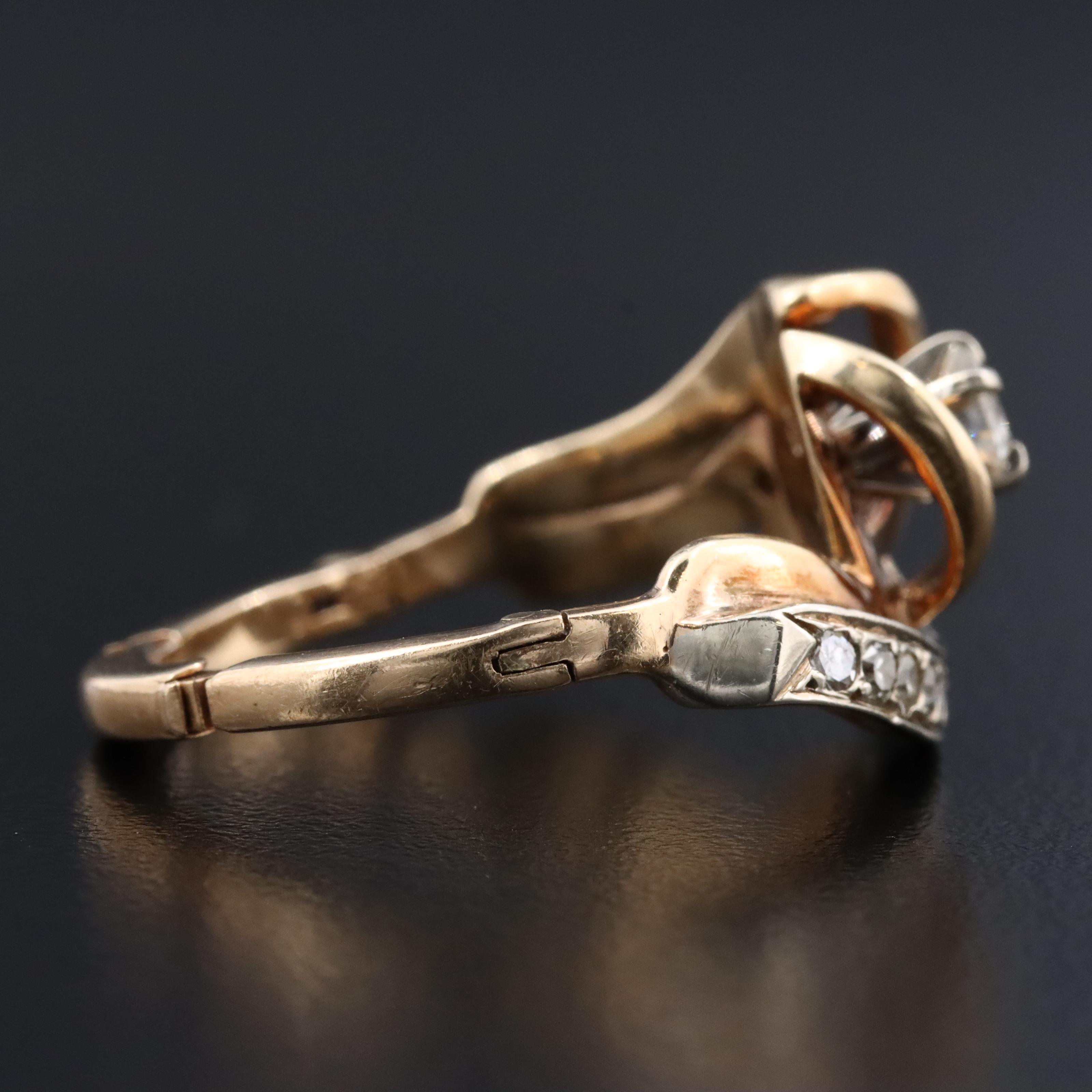 14K 0.53 CTW Diamond Ring