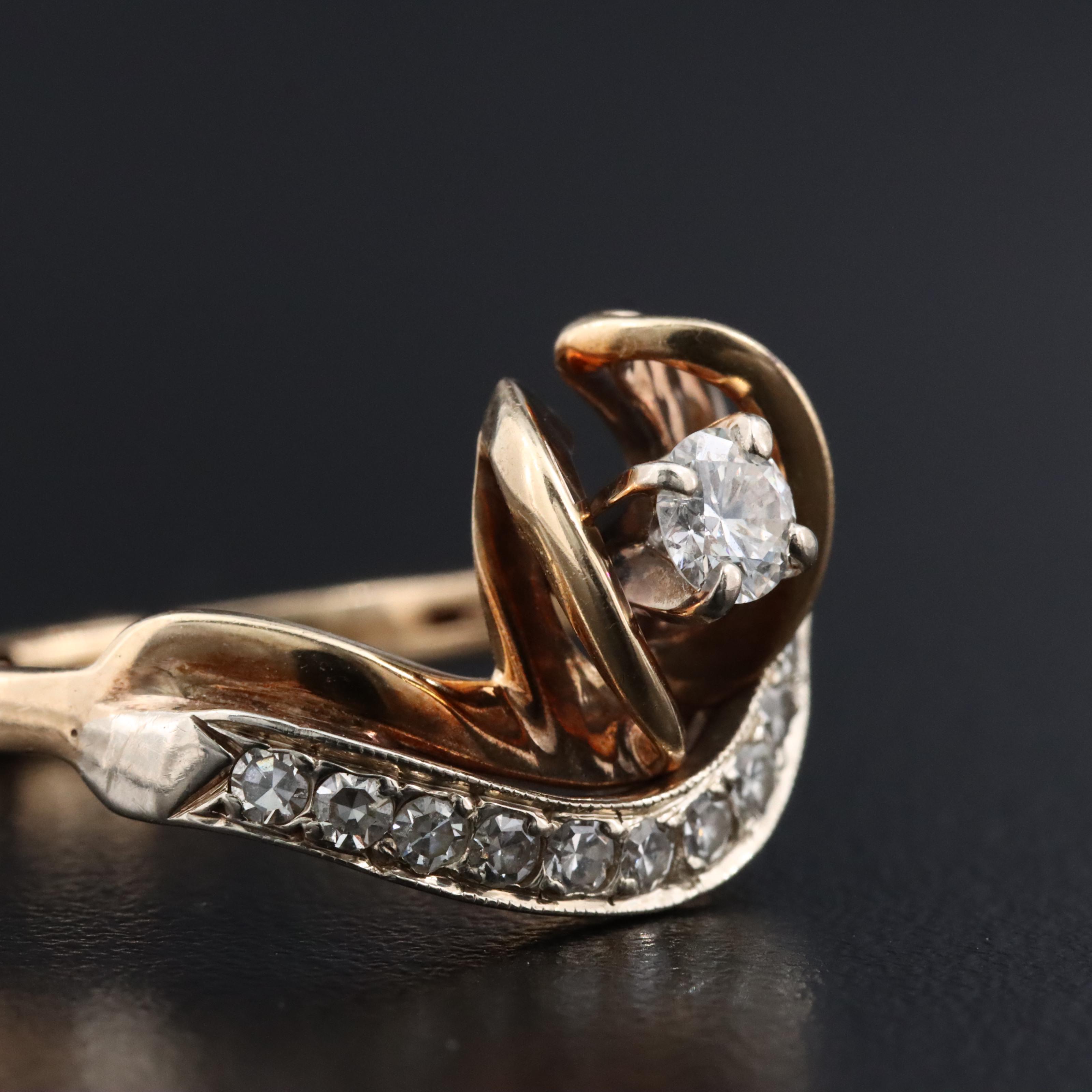 14K 0.53 CTW Diamond Ring
