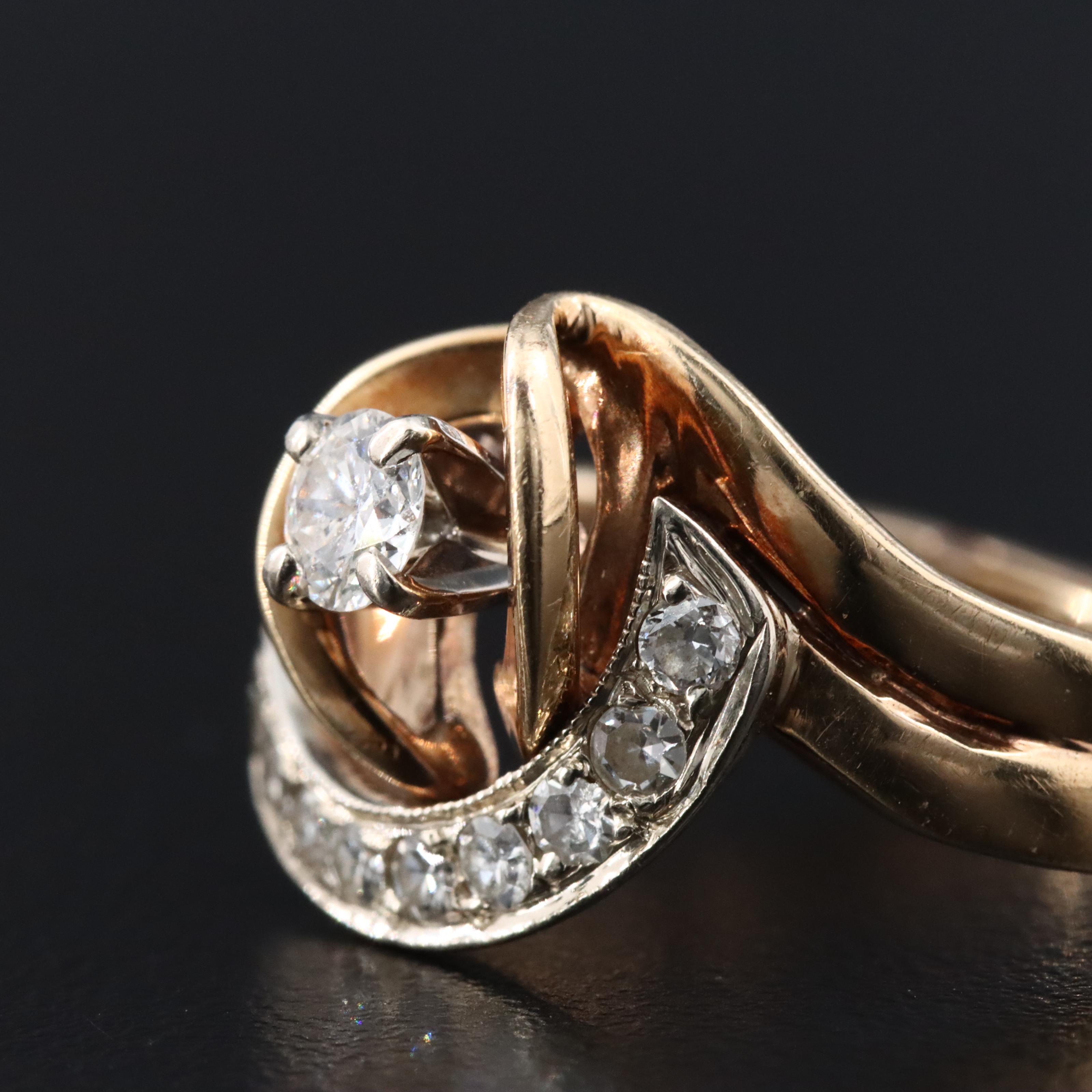 14K 0.53 CTW Diamond Ring