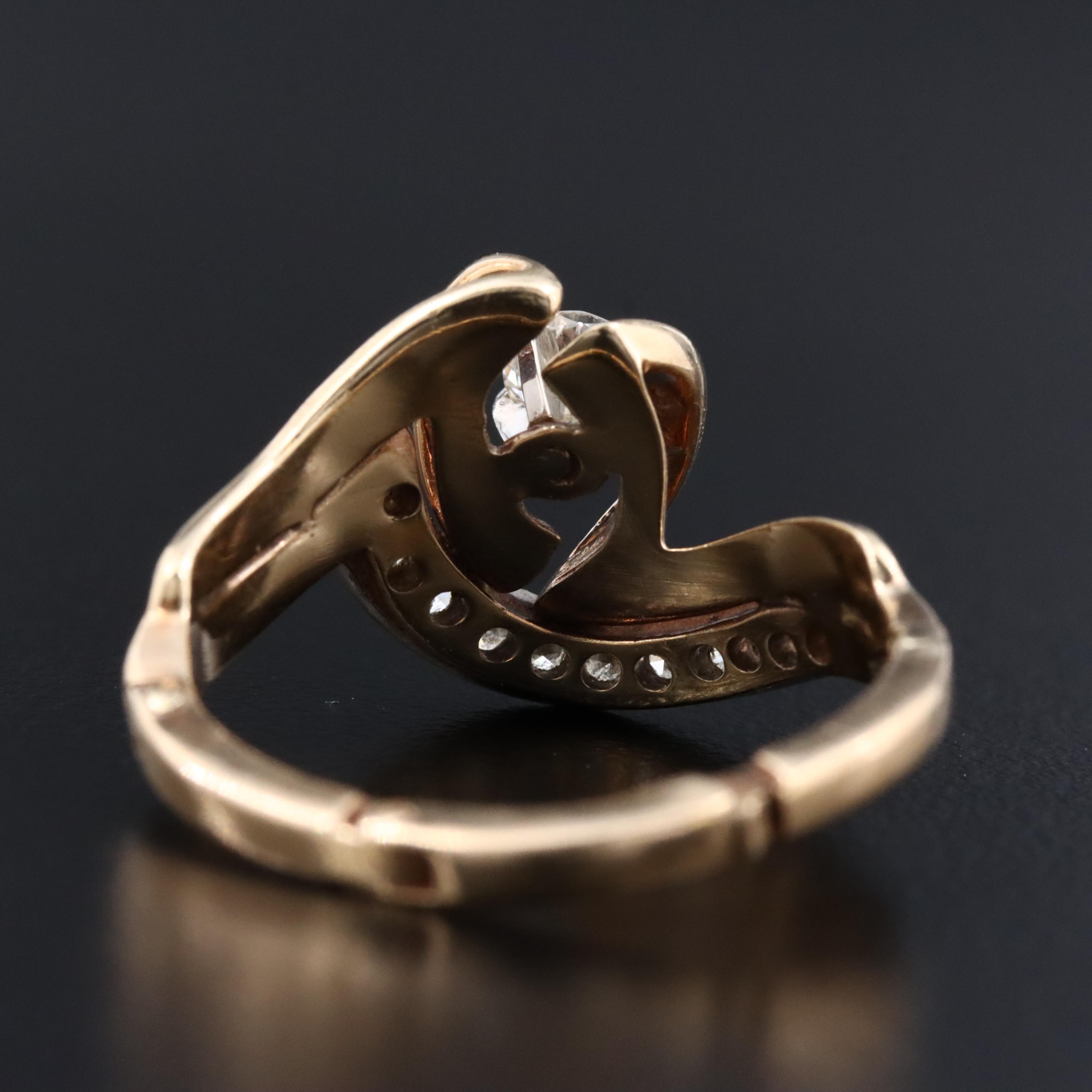 14K 0.53 CTW Diamond Ring