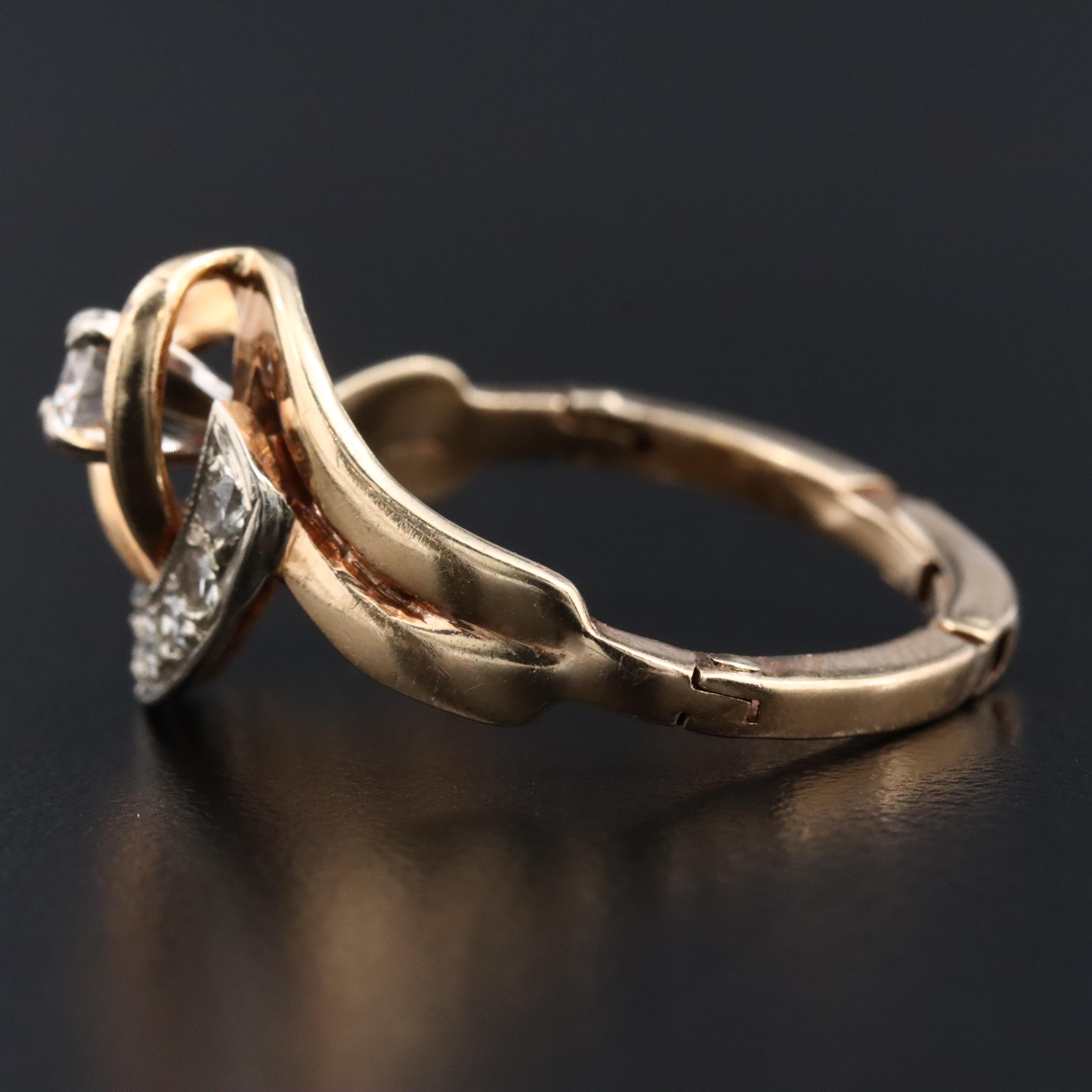 14K 0.53 CTW Diamond Ring