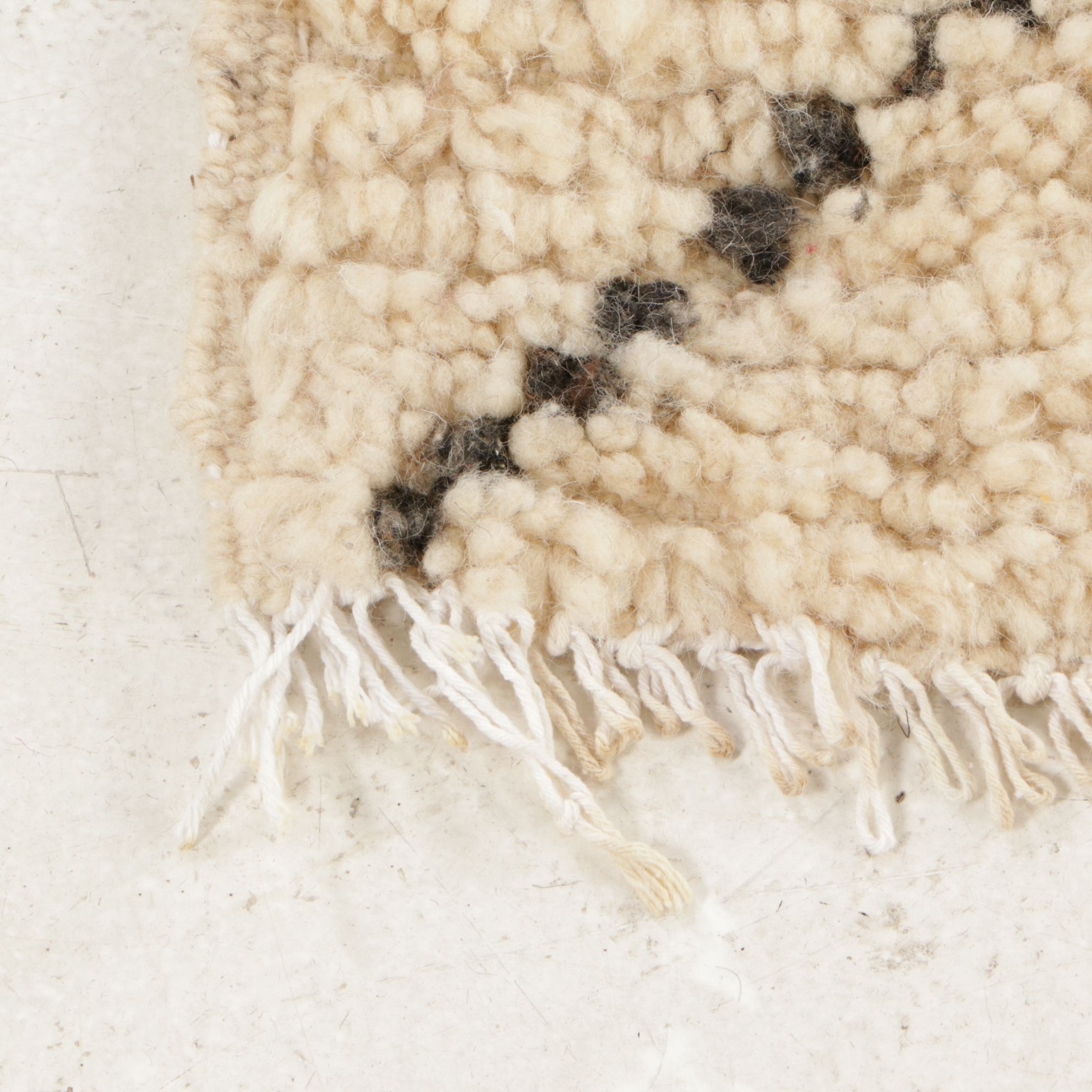 Three Hand-Knotted Moroccan Berber Accent Rugs