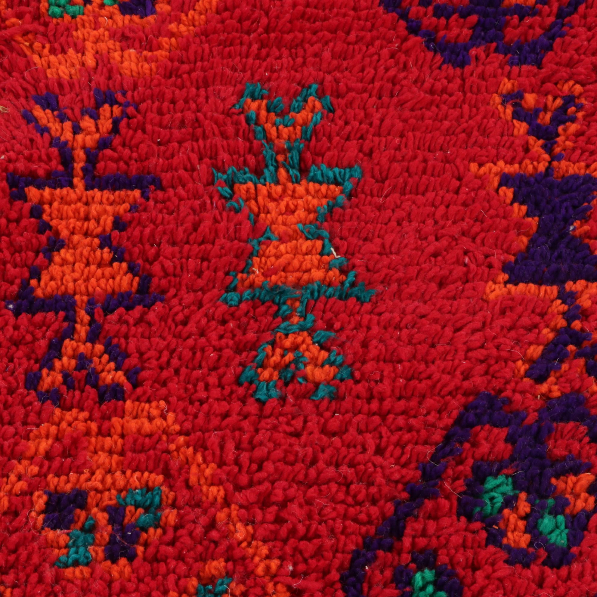 Three Hand-Knotted Moroccan Berber Accent Rugs