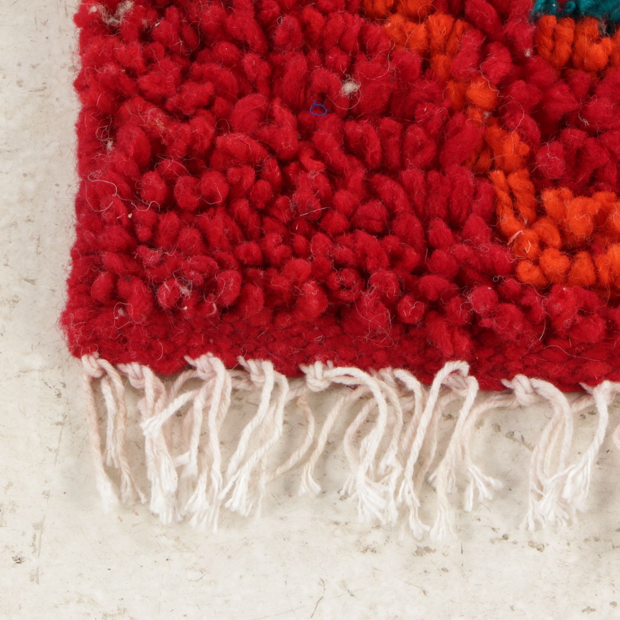 Three Hand-Knotted Moroccan Berber Accent Rugs