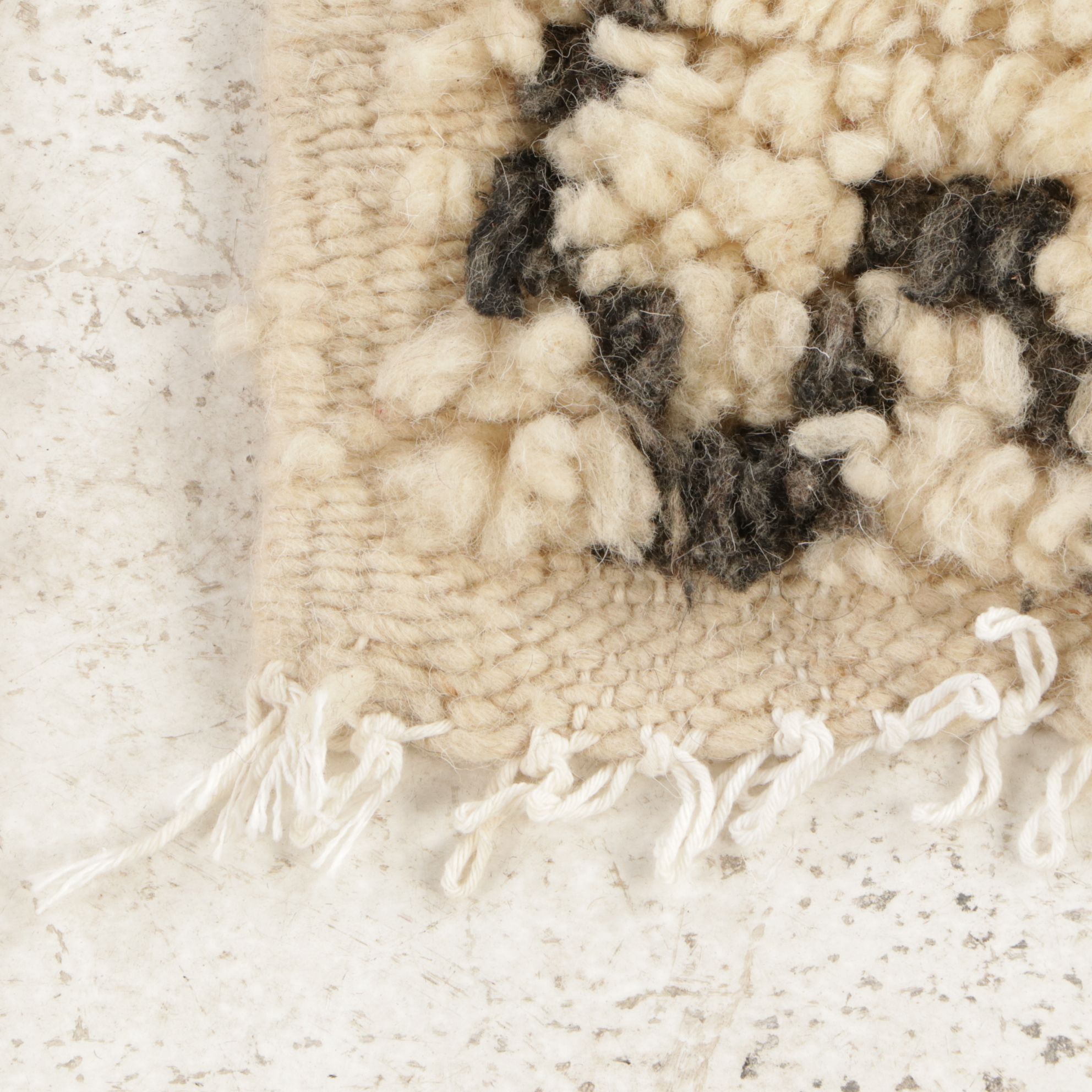 Three Hand-Knotted Moroccan Berber Accent Rugs