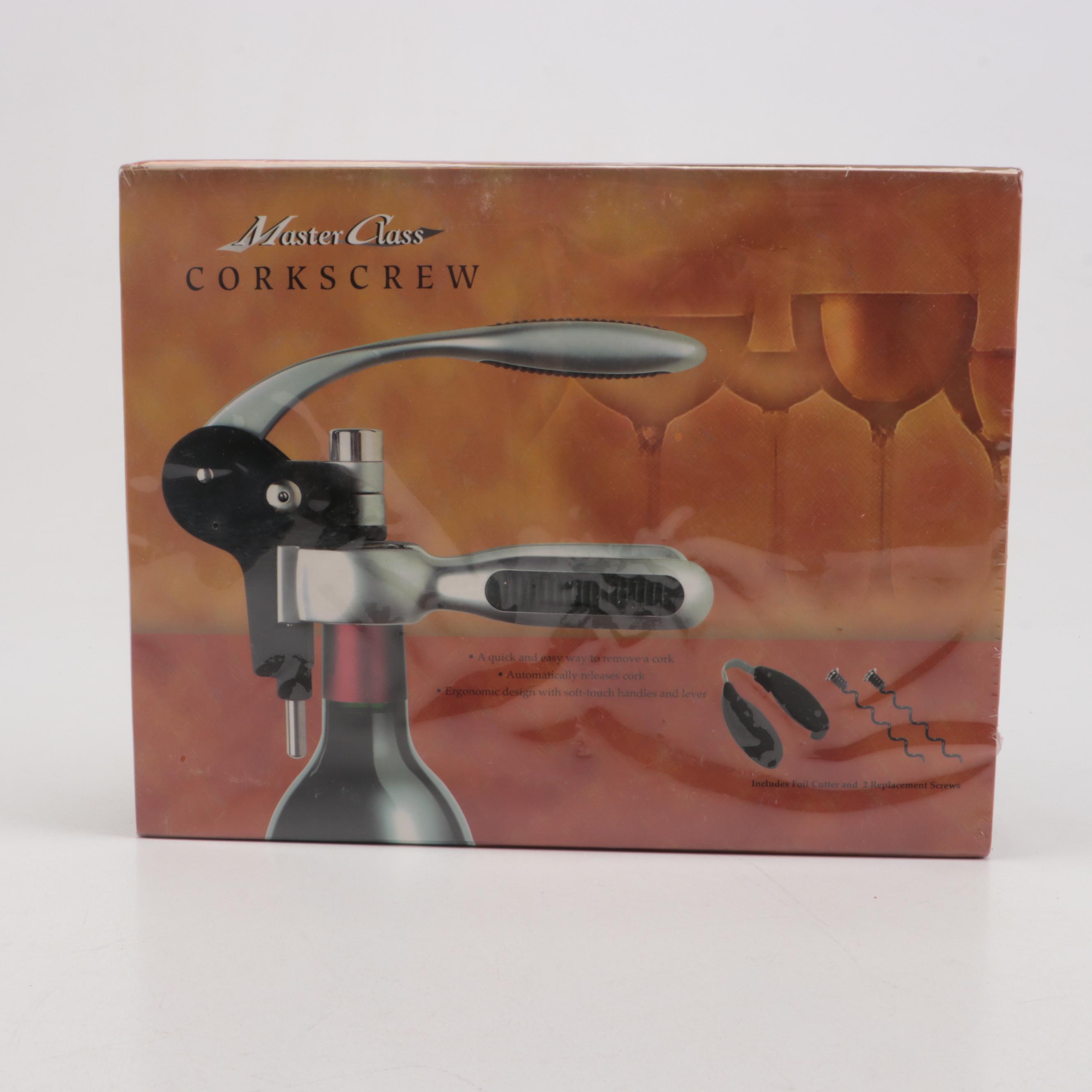 Master Class Corkscrew, The Cellar Crudite Board, and More Bar Accessories