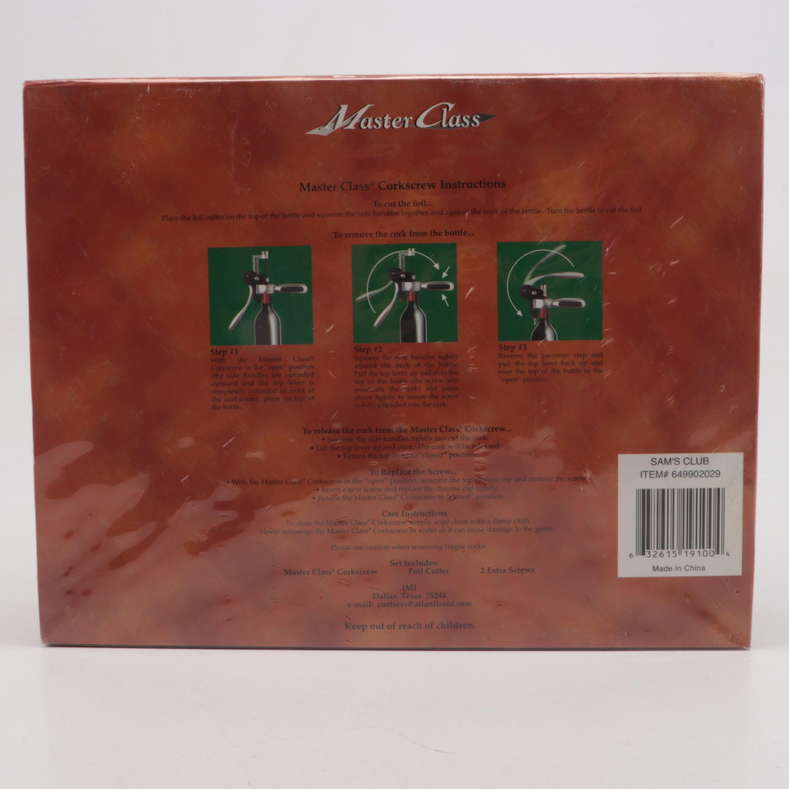 Master Class Corkscrew, The Cellar Crudite Board, and More Bar Accessories