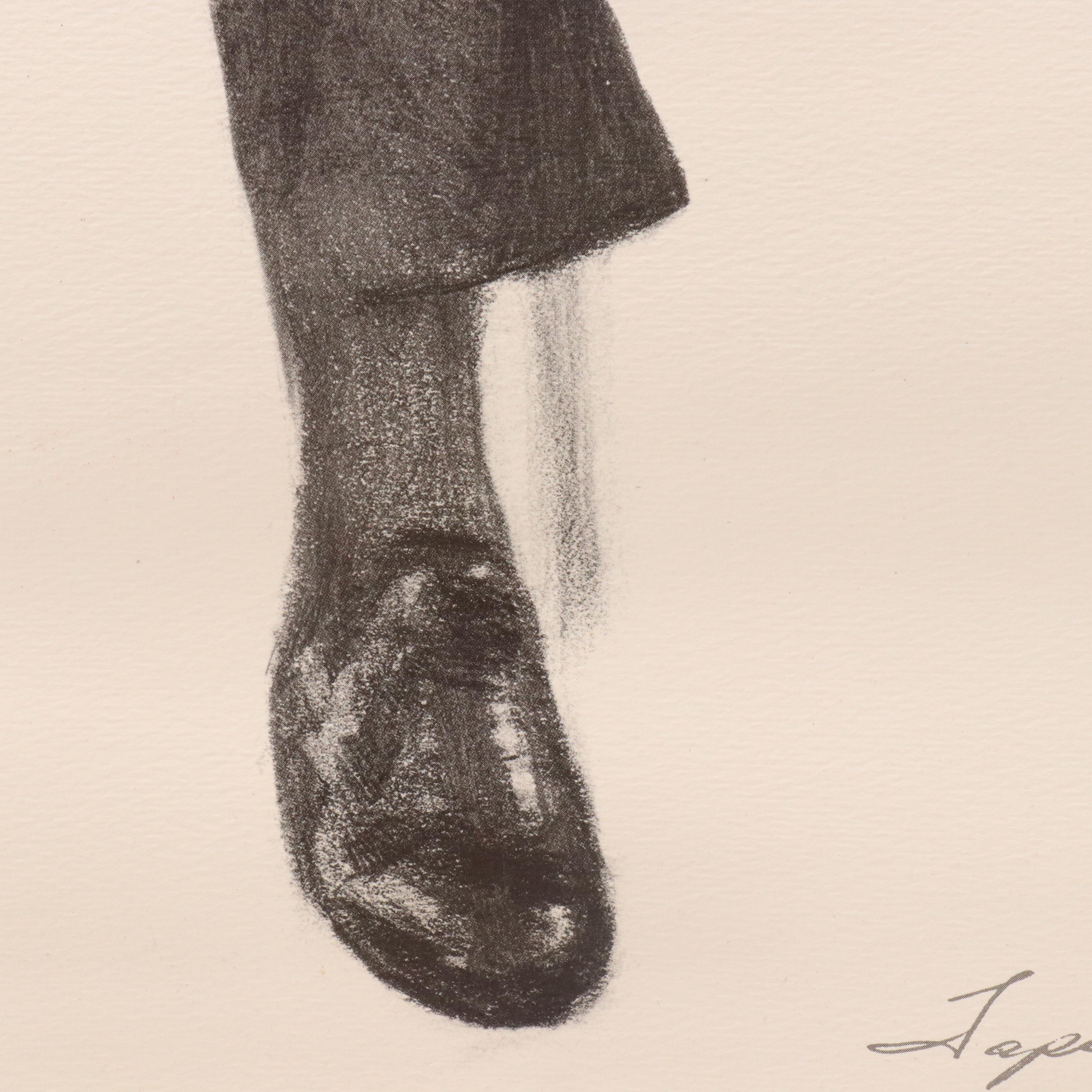 Offset Lithograph "Taps for Louis" After James Russell