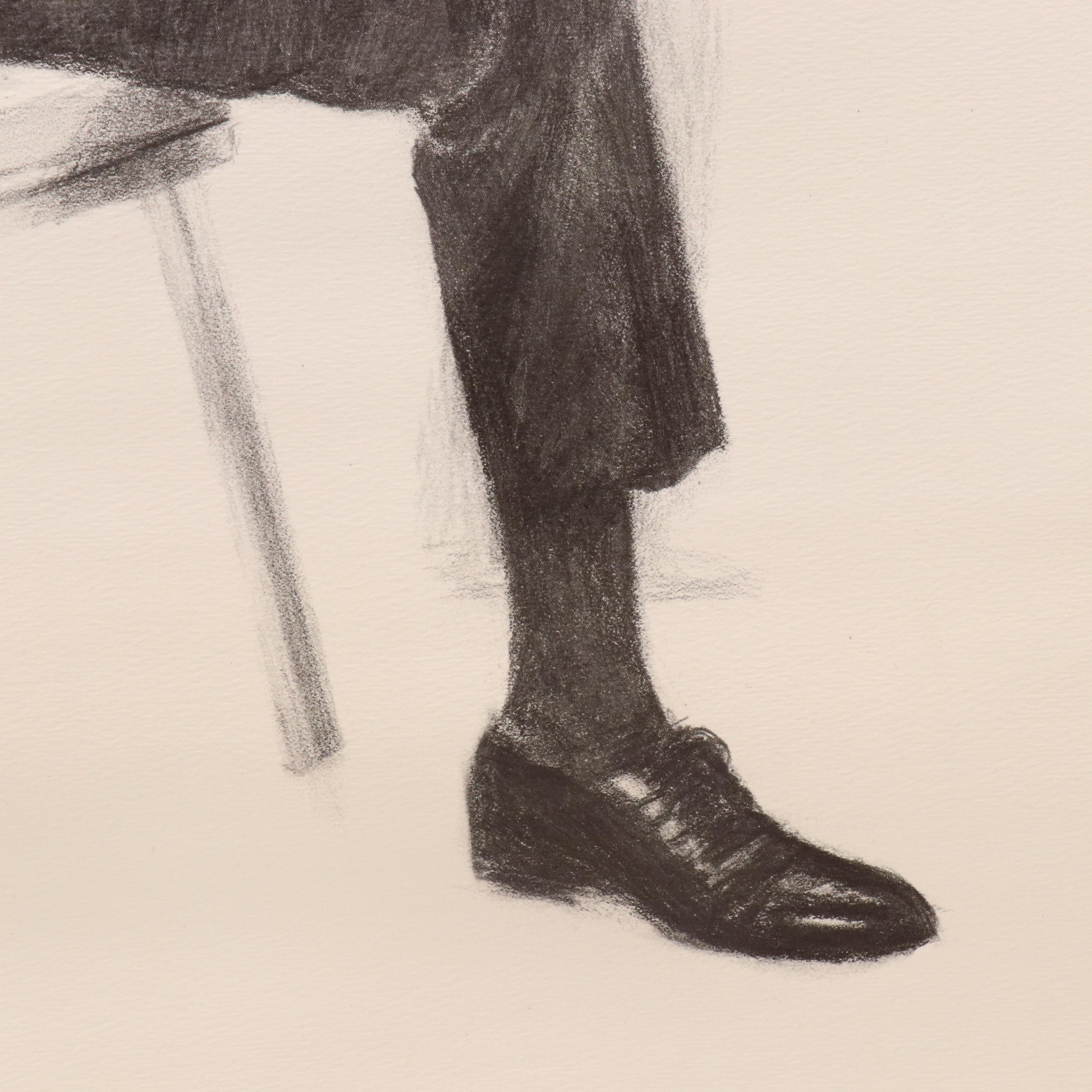 Offset Lithograph "Taps for Louis" After James Russell