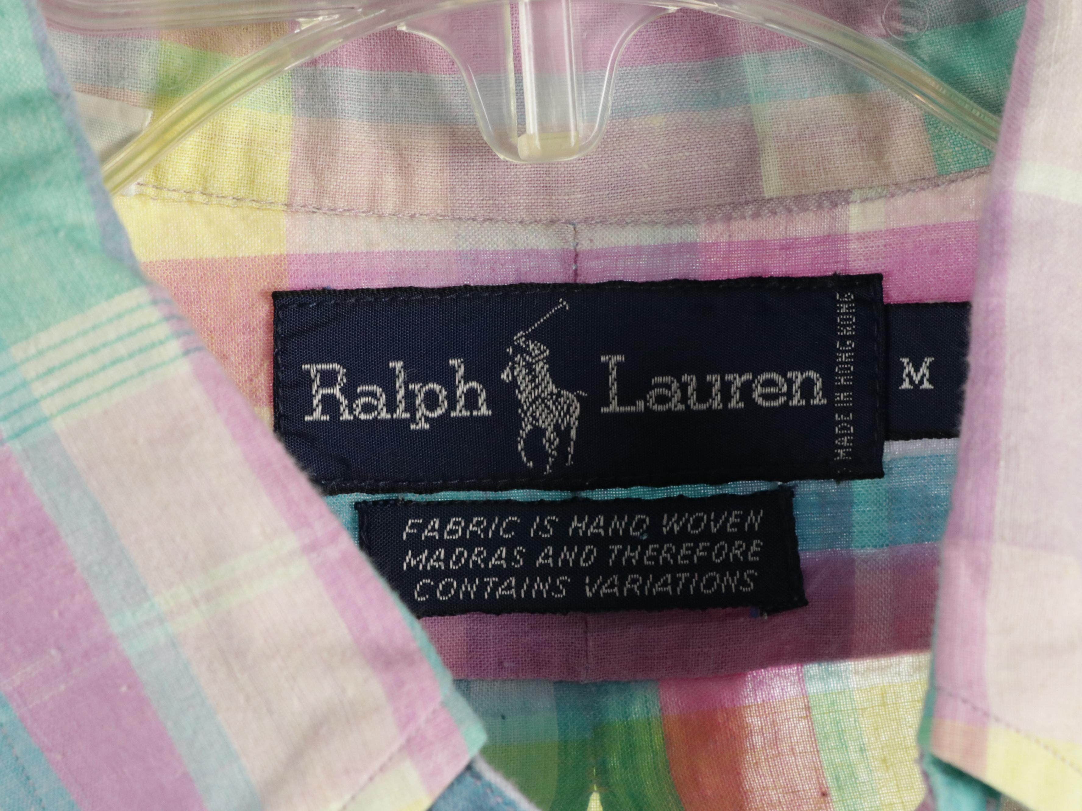 Men's Ralph Lauren and Brooks Brother Cotton Button-Down Shirts