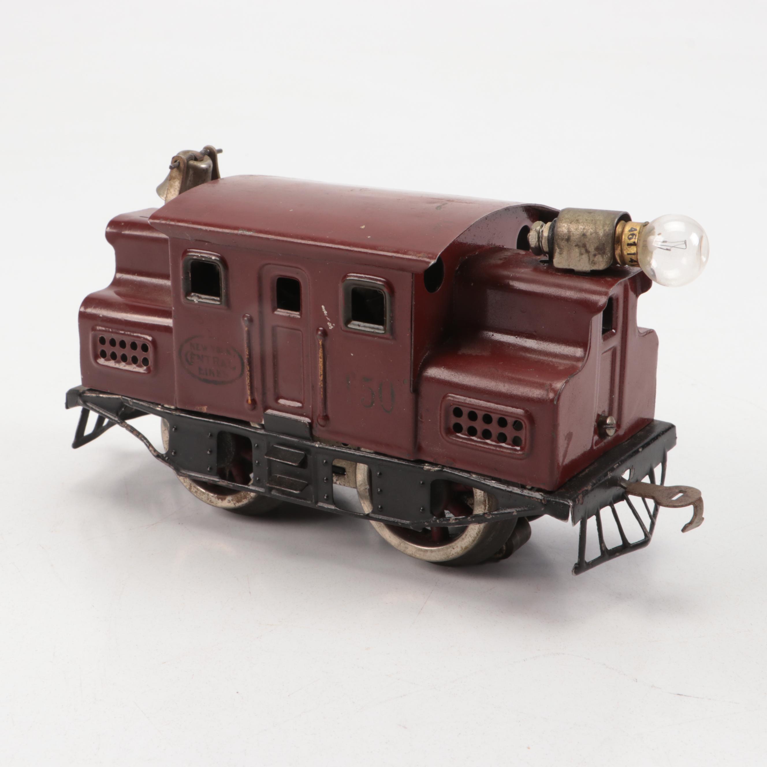 Lionel "O" Gauge with Other Train Cars and Donald Duck Conductor Figurine