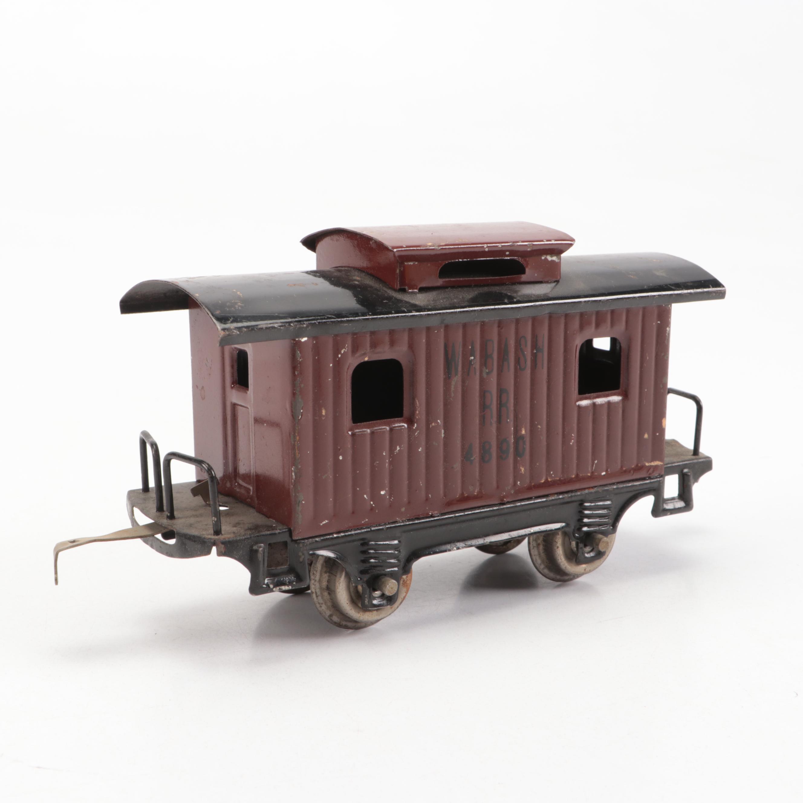 Lionel "O" Gauge with Other Train Cars and Donald Duck Conductor Figurine