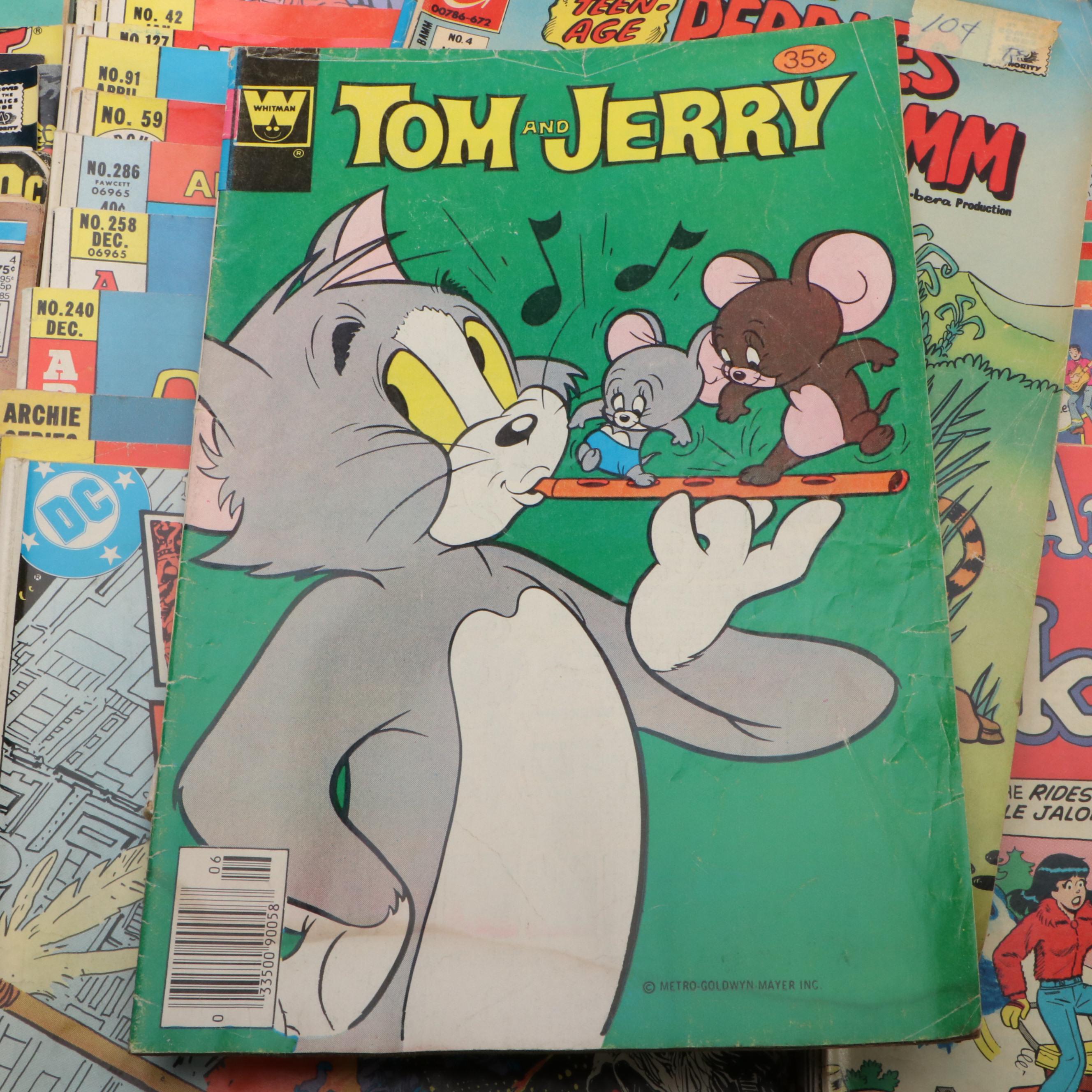 Silver-Bronze Age Comic Books Featuring "Sad Sack", "Archie", and More