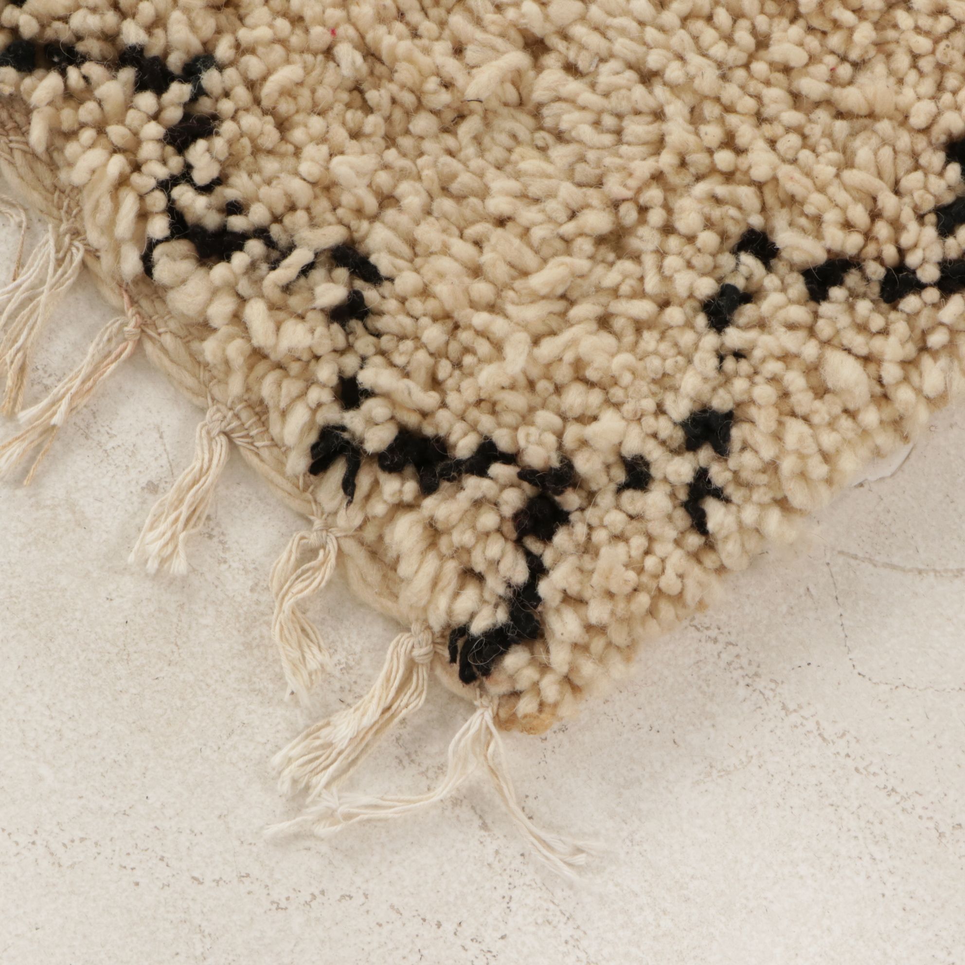 Three Hand-Knotted Moroccan Berber Accent Rugs