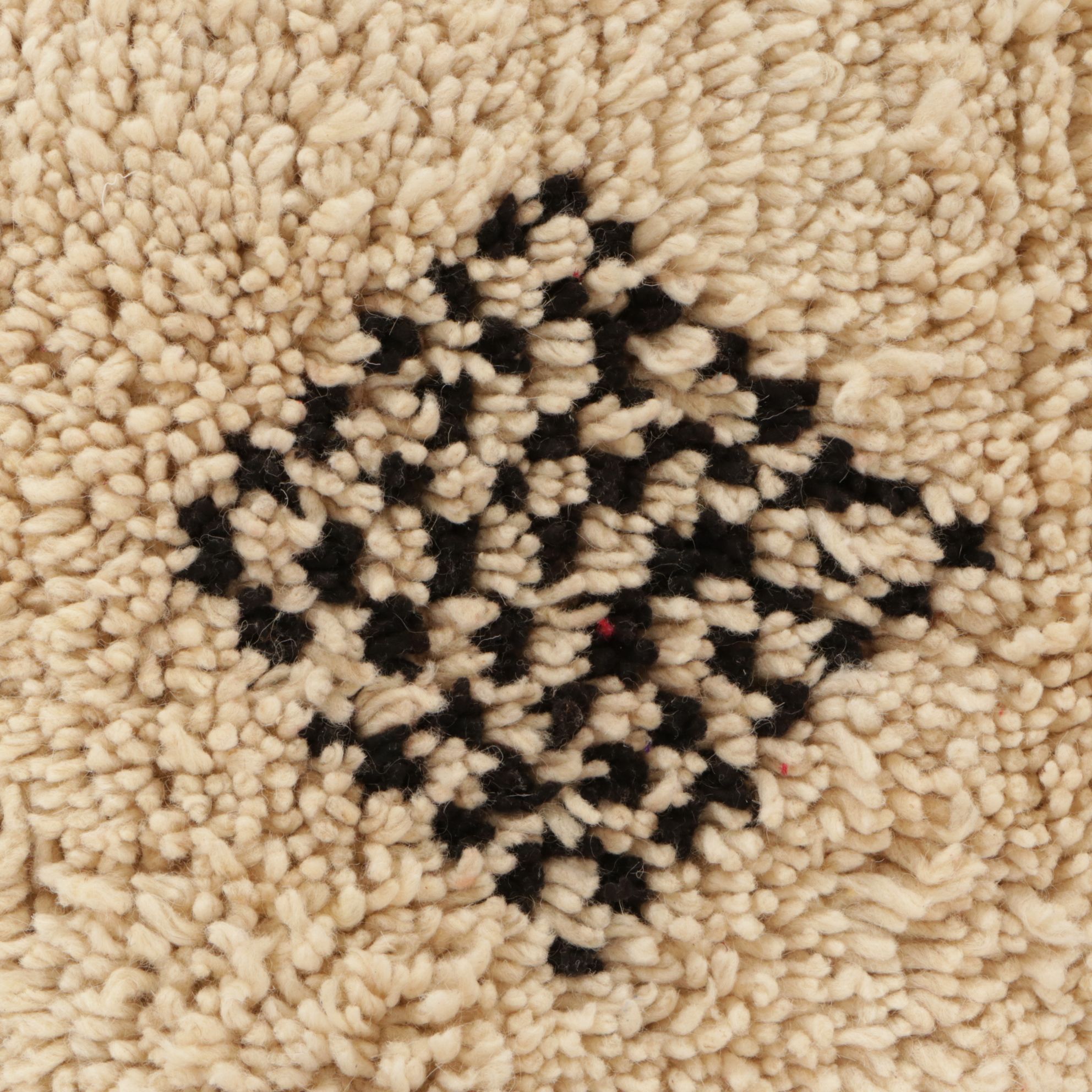 Three Hand-Knotted Moroccan Berber Accent Rugs
