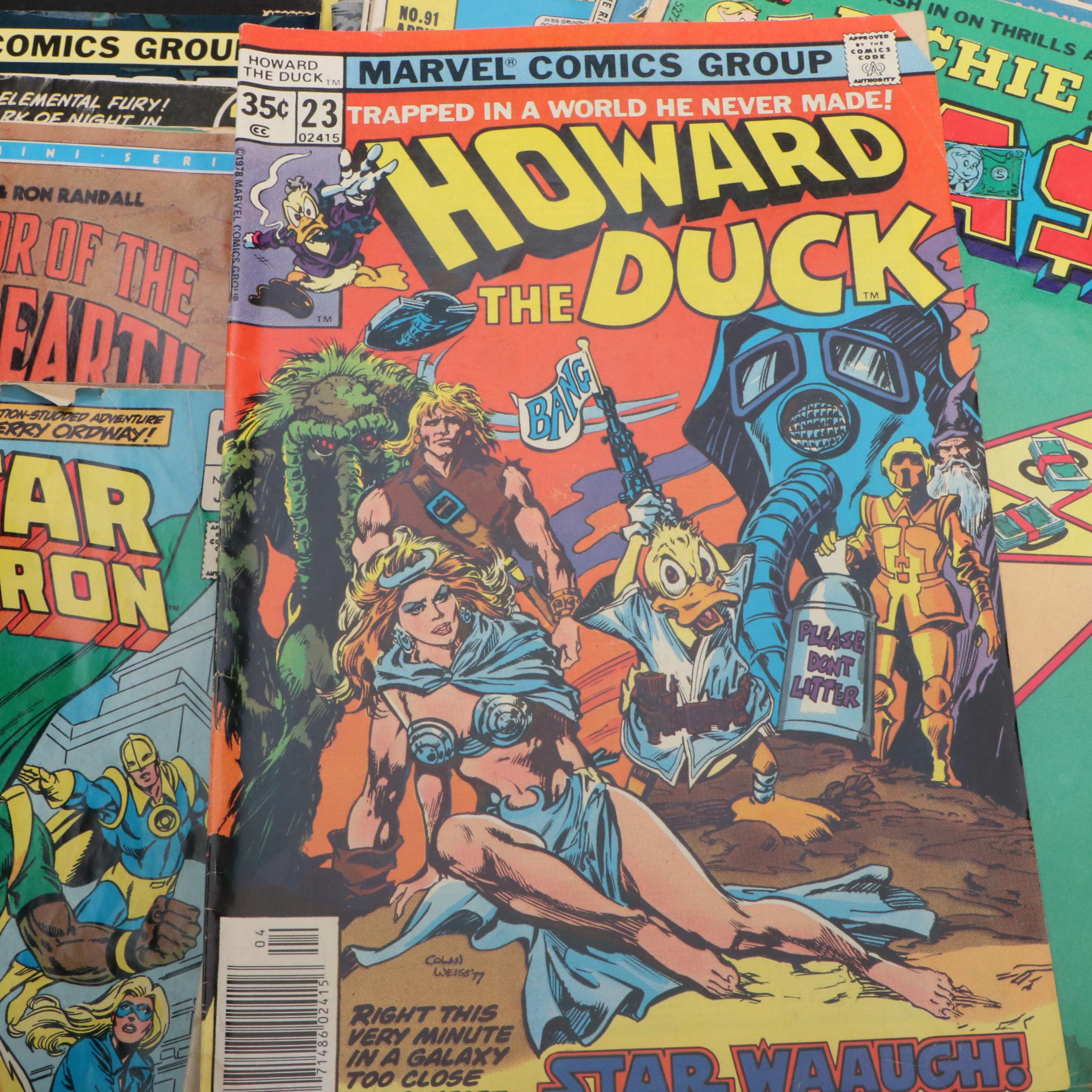 Silver-Bronze Age Comic Books Featuring "Sad Sack", "Archie", and More