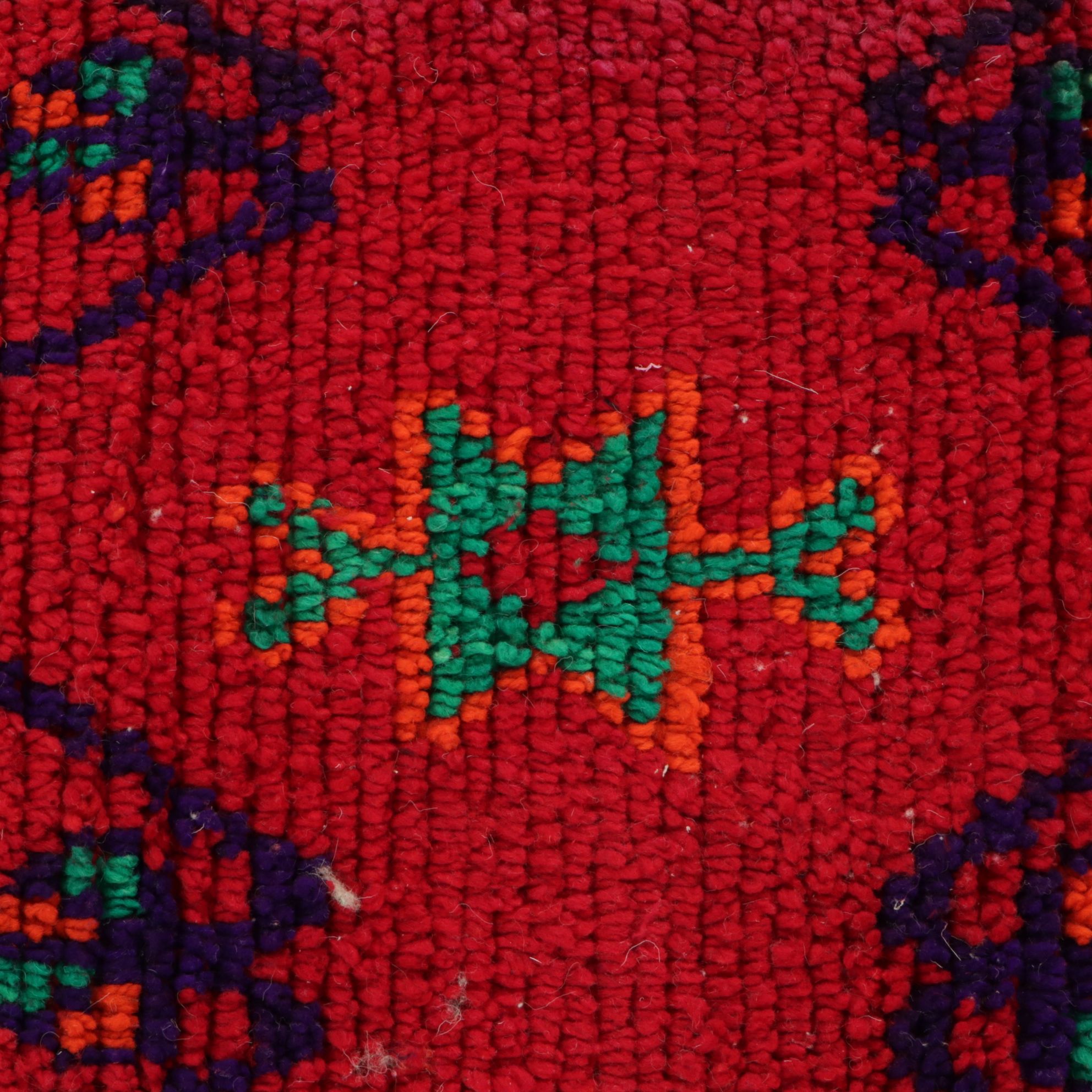 Three Hand-Knotted Moroccan Berber Accent Rugs