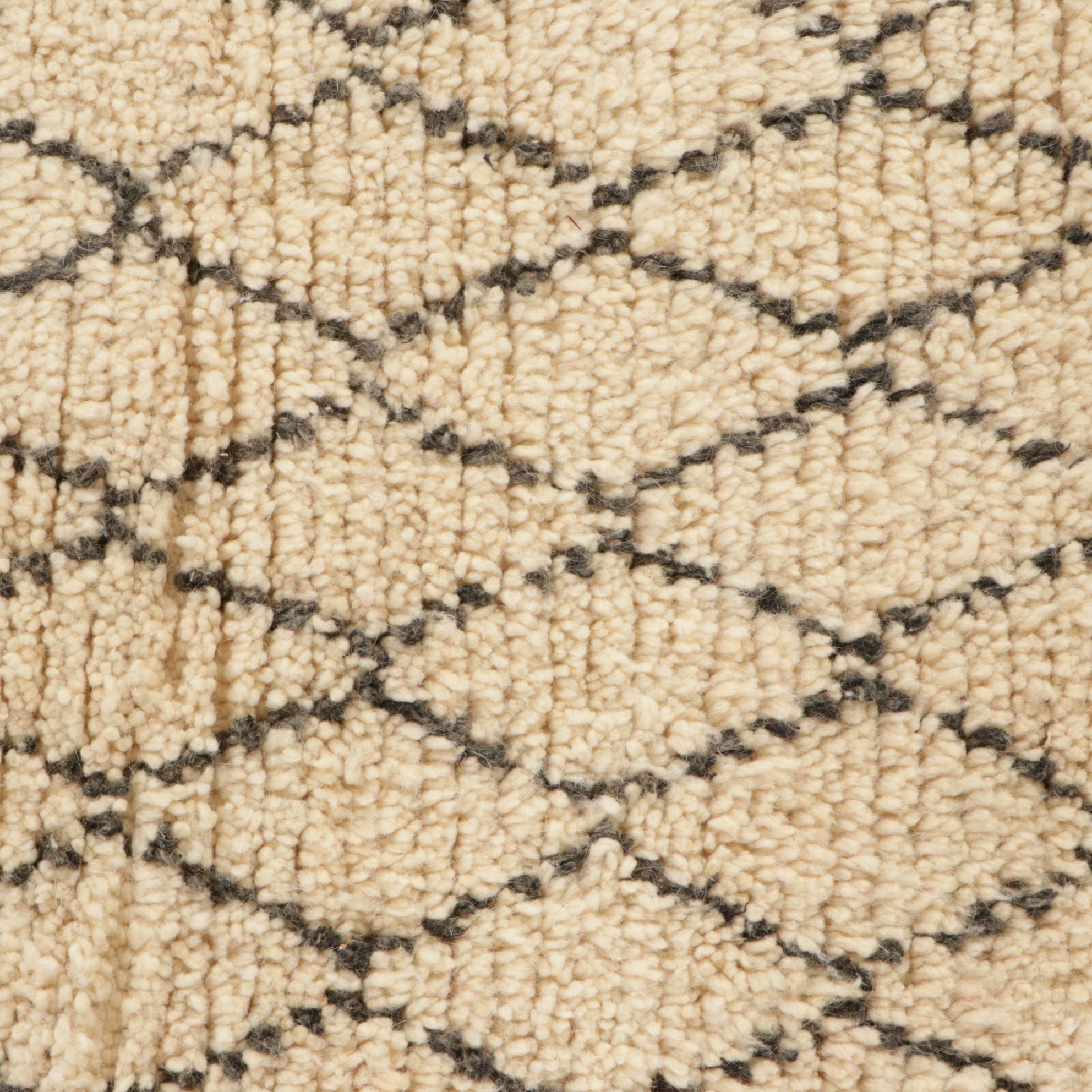 Three Hand-Knotted Moroccan Berber Accent Rugs