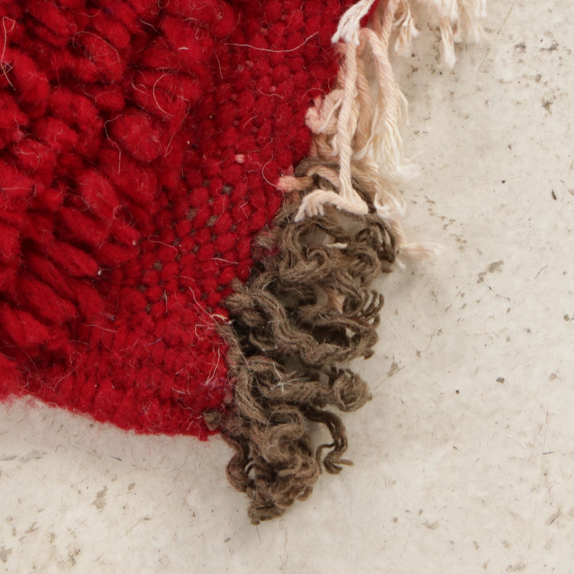 Three Hand-Knotted Moroccan Berber Accent Rugs