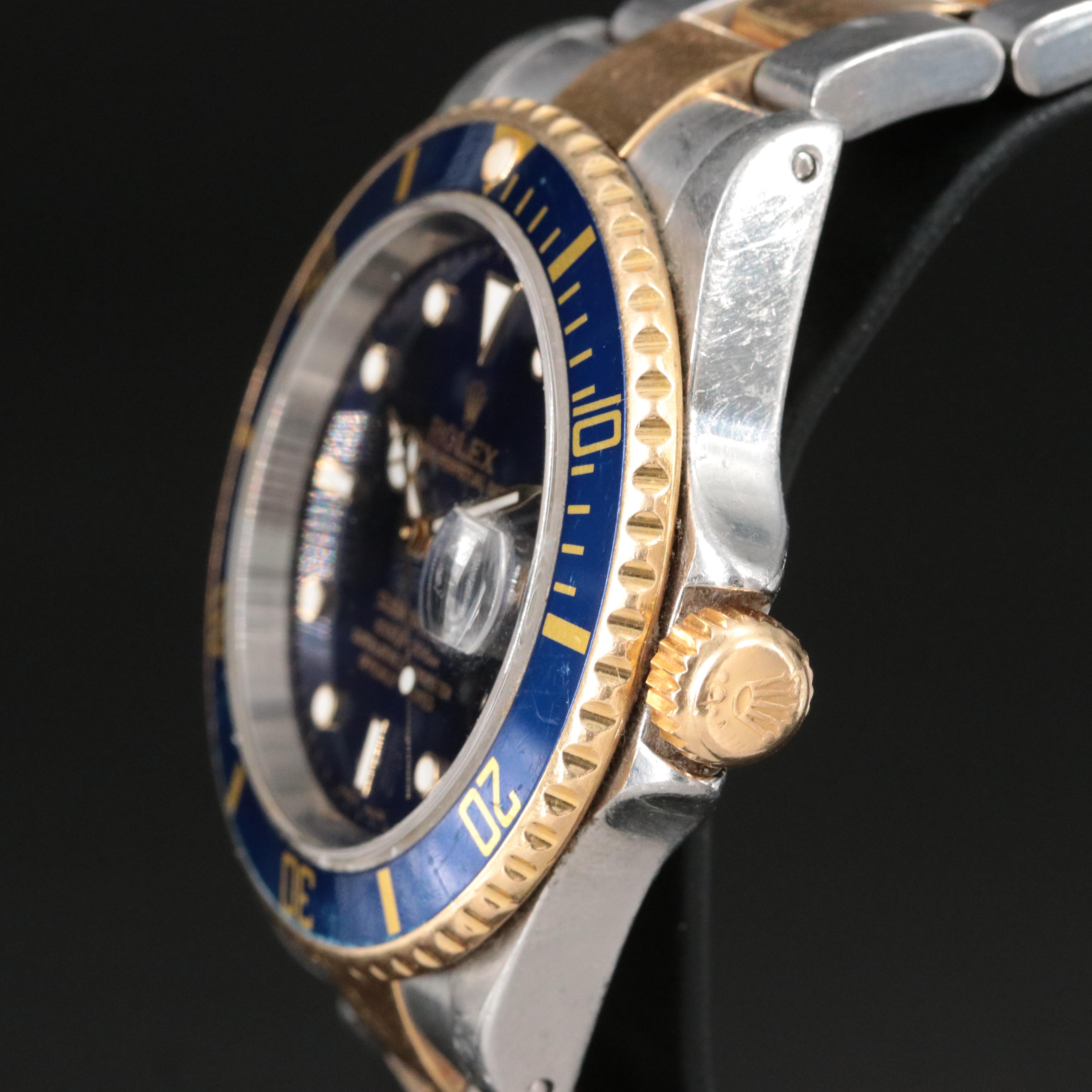 Rolex 2002 Submariner Date Model 16613 Watch