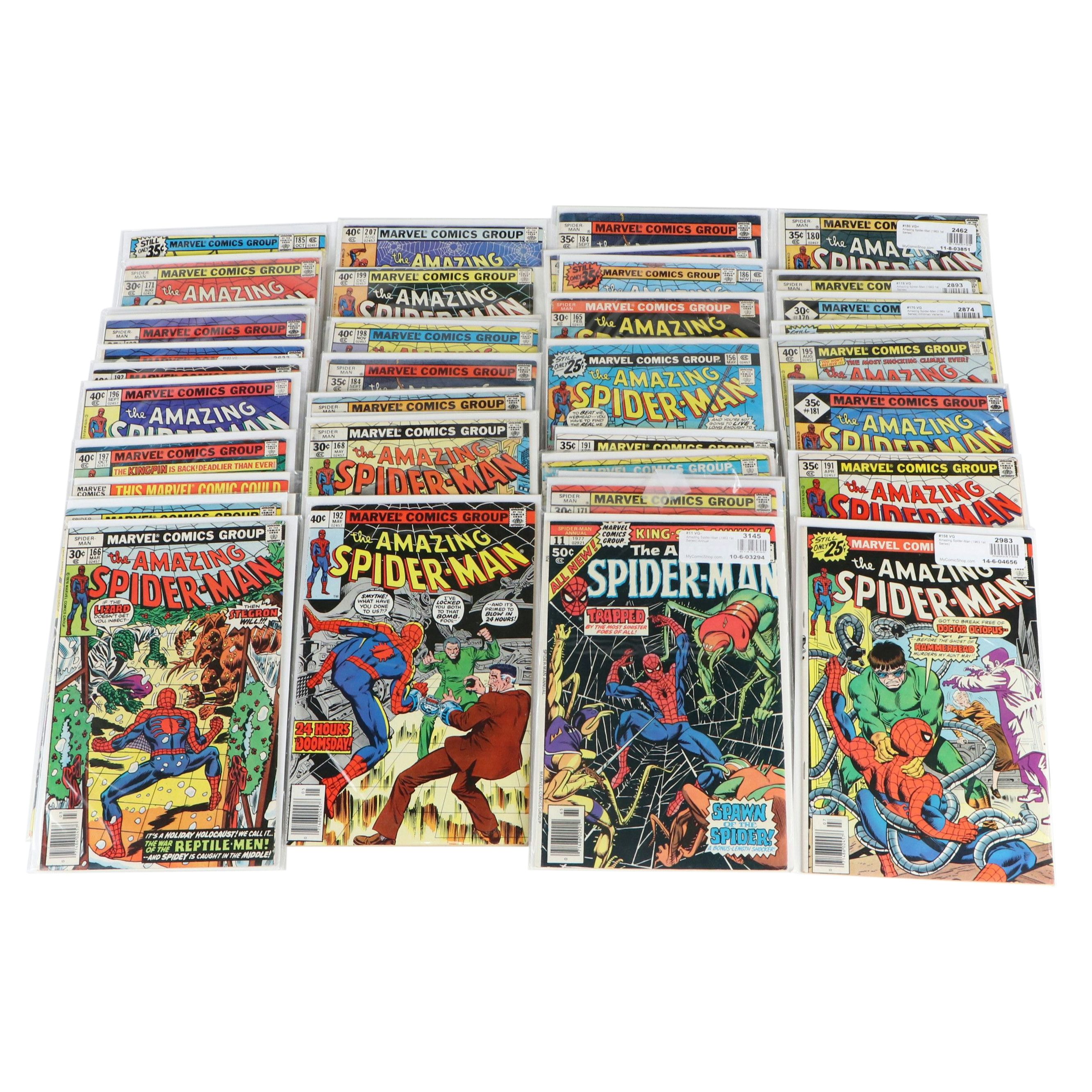 Bronze Age “The Amazing Spider-Man” Marvel Comic Books