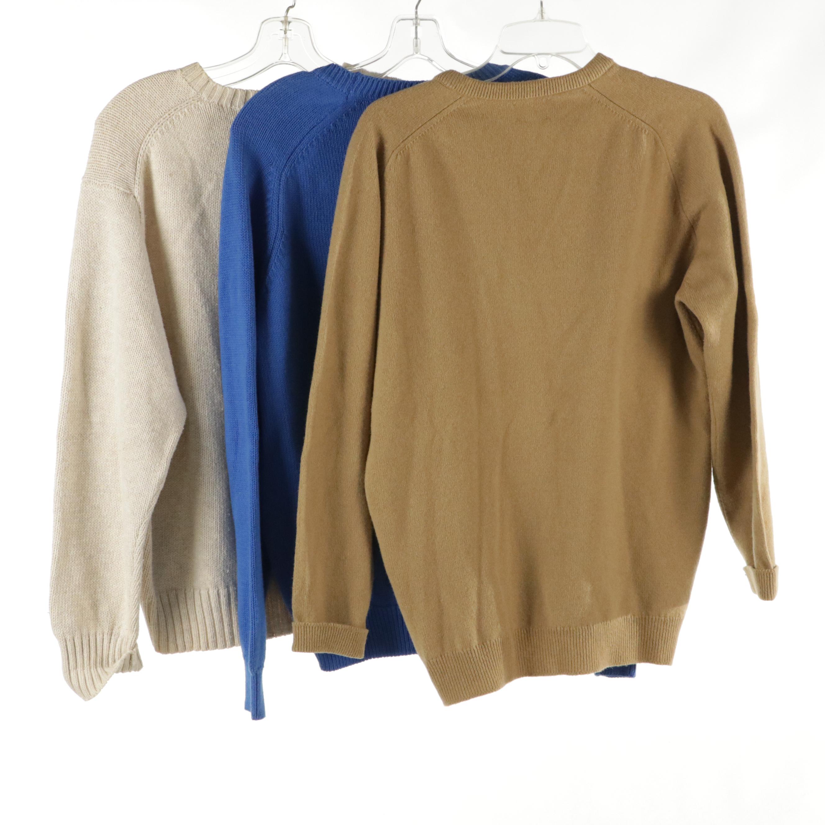 Pringle for Harrods and Daniel Cremieux Sweaters and Women's Lands' End Sweater