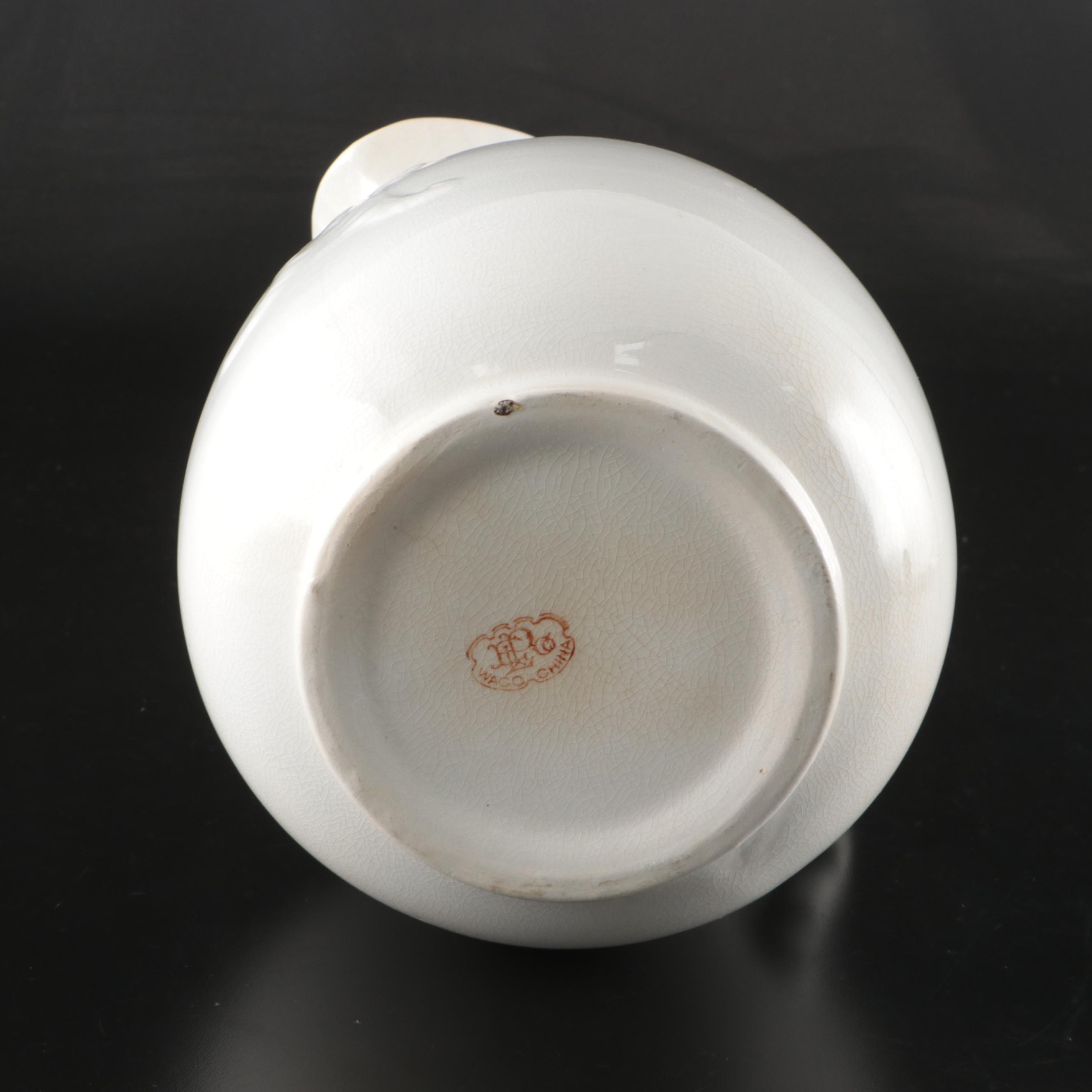 Canonburg Ceramic Basin with ELP Co. Ceramic Pitcher