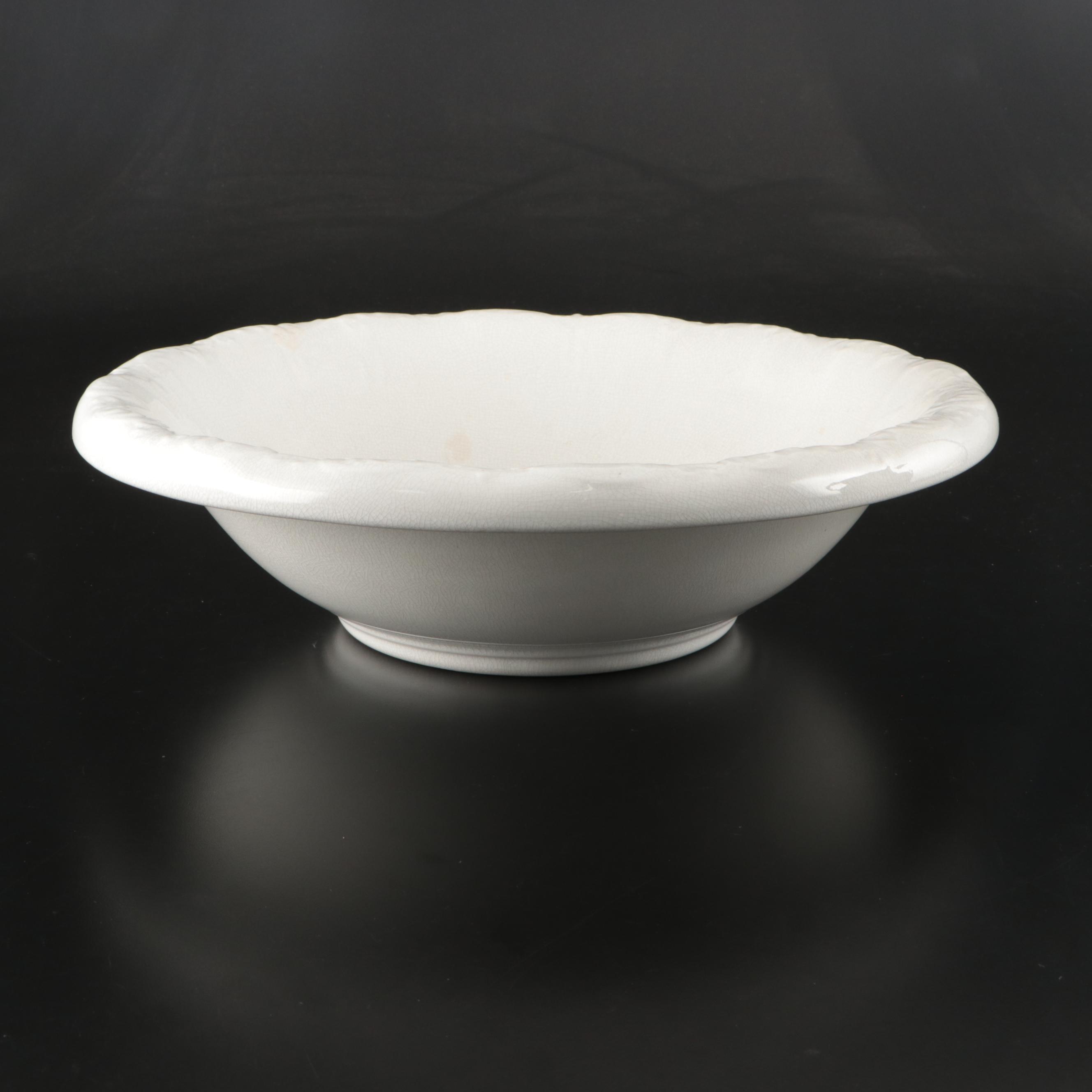 Canonburg Ceramic Basin with ELP Co. Ceramic Pitcher