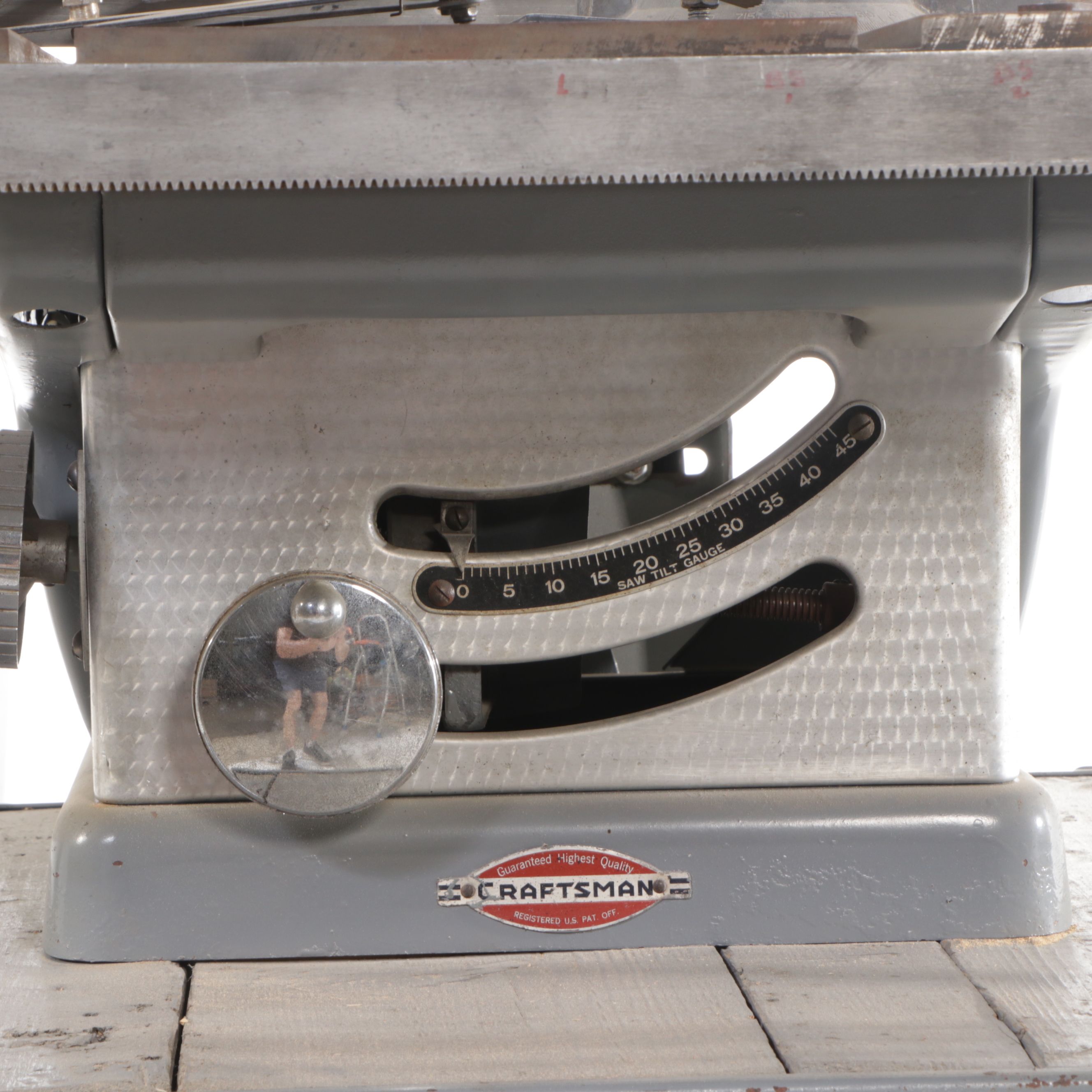 Craftsman Tilting Table Saw with Wheeled Stand