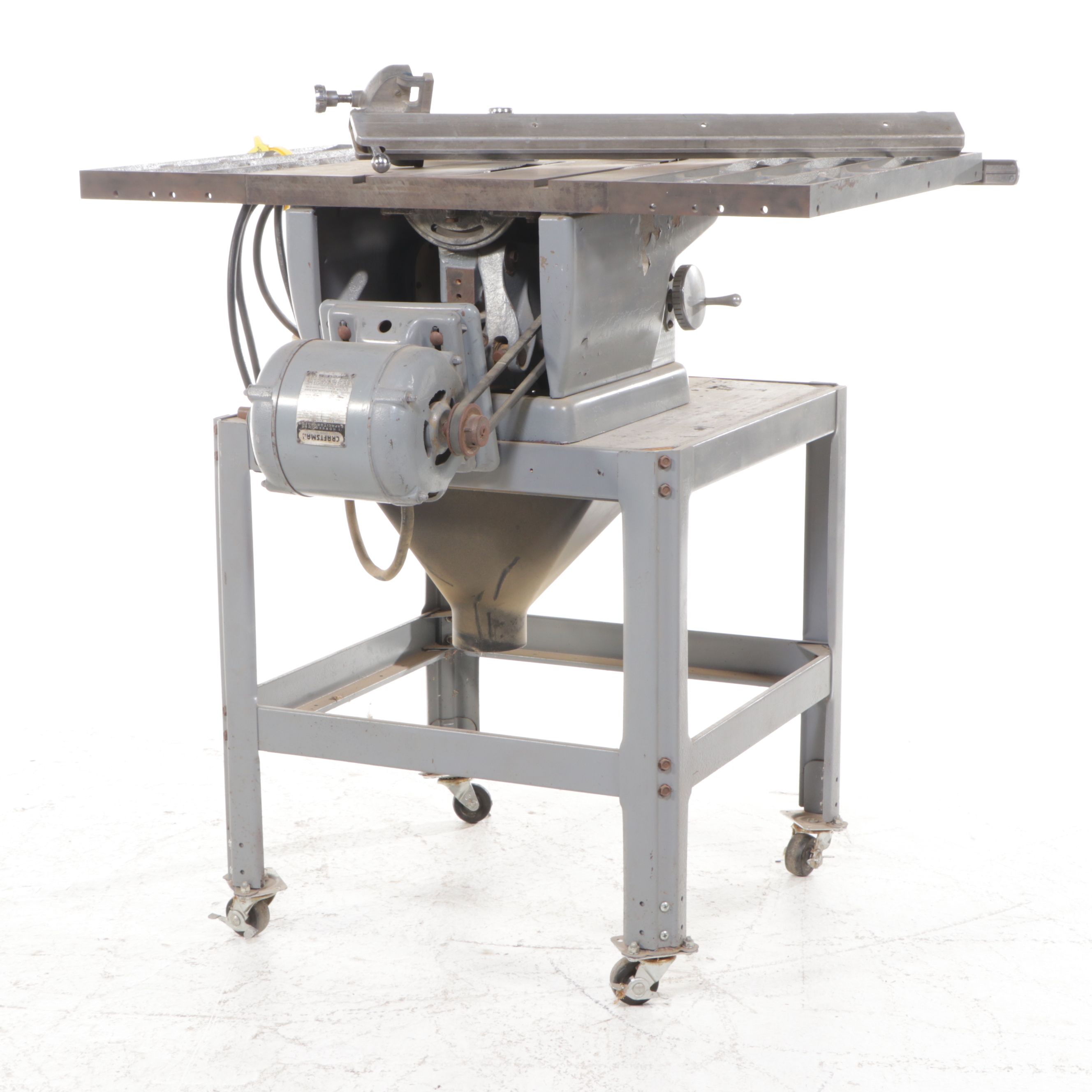 Craftsman Tilting Table Saw with Wheeled Stand
