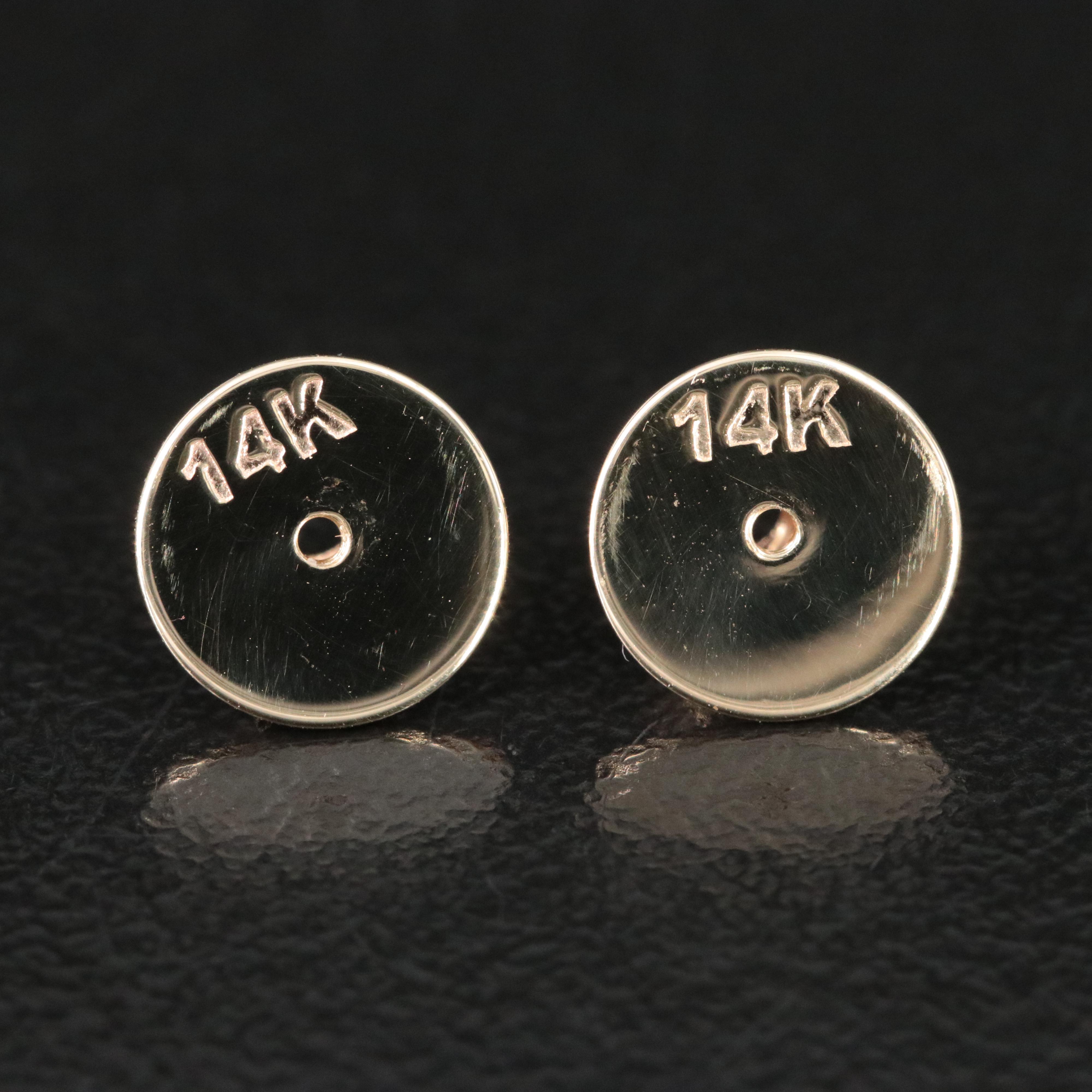 14K 7.73 CTW Lab Grown Diamond Earrings