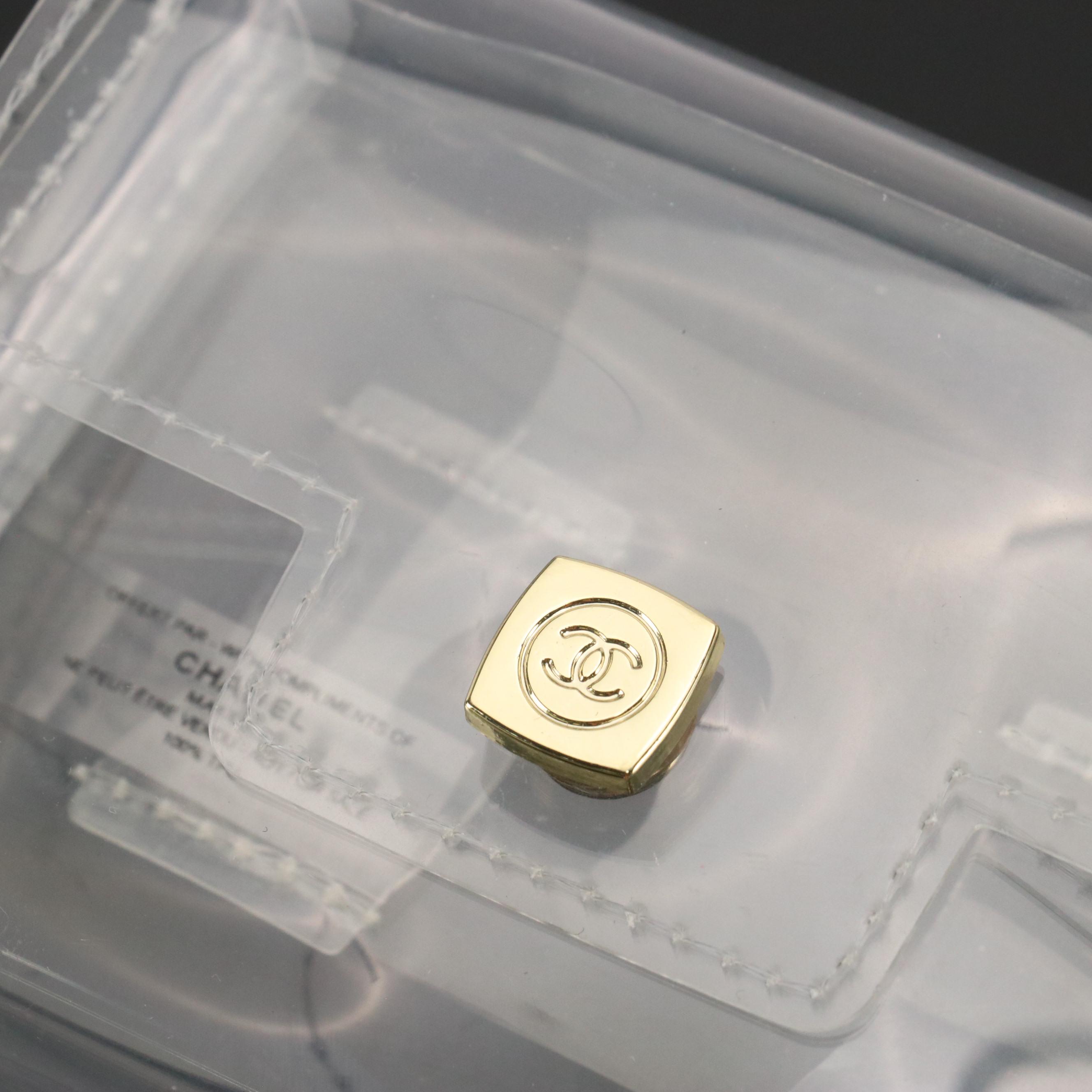 Chanel Makeup Mini Belt Bag in Clear Vinyl, With Box