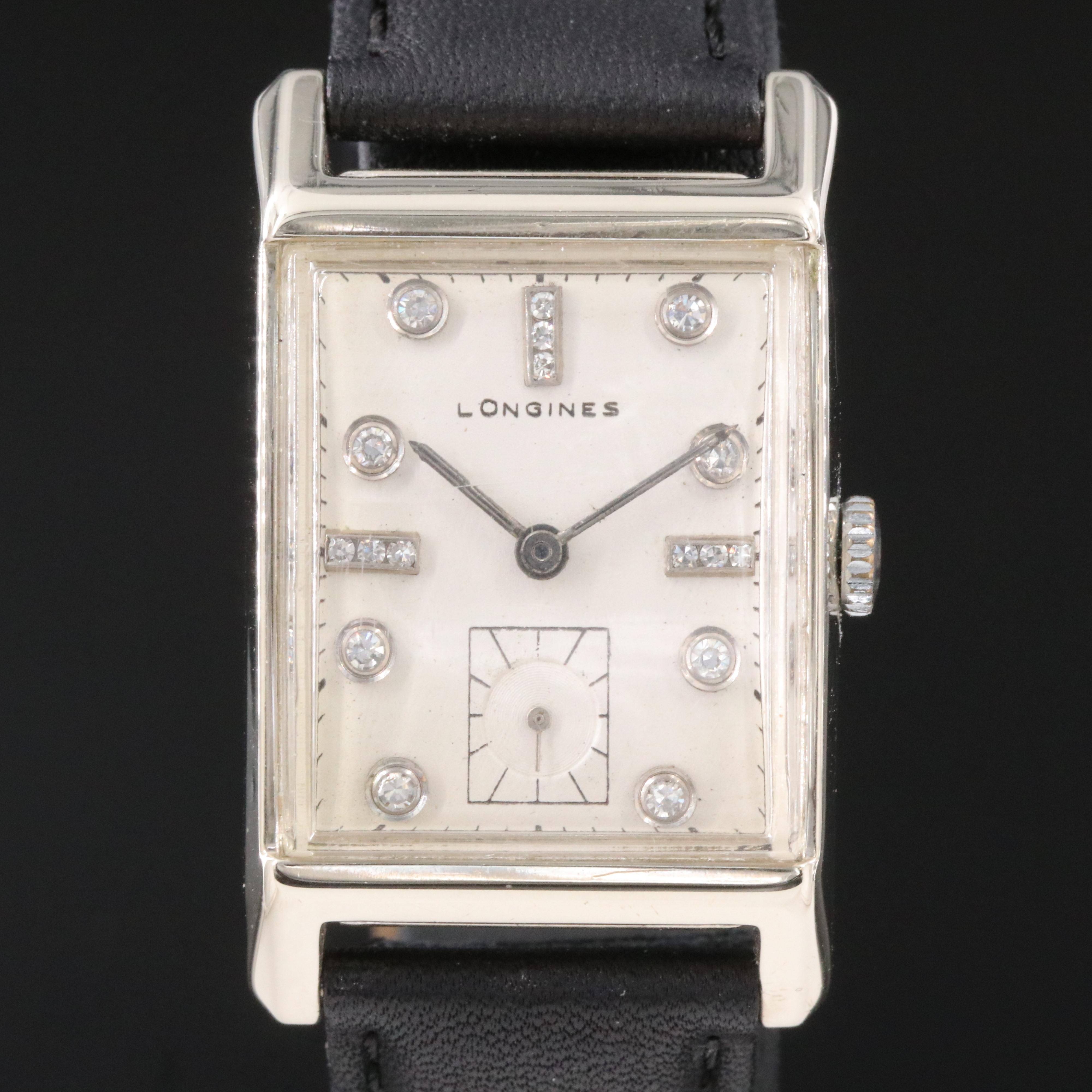 Longines Diamond & 14K Gold Watch