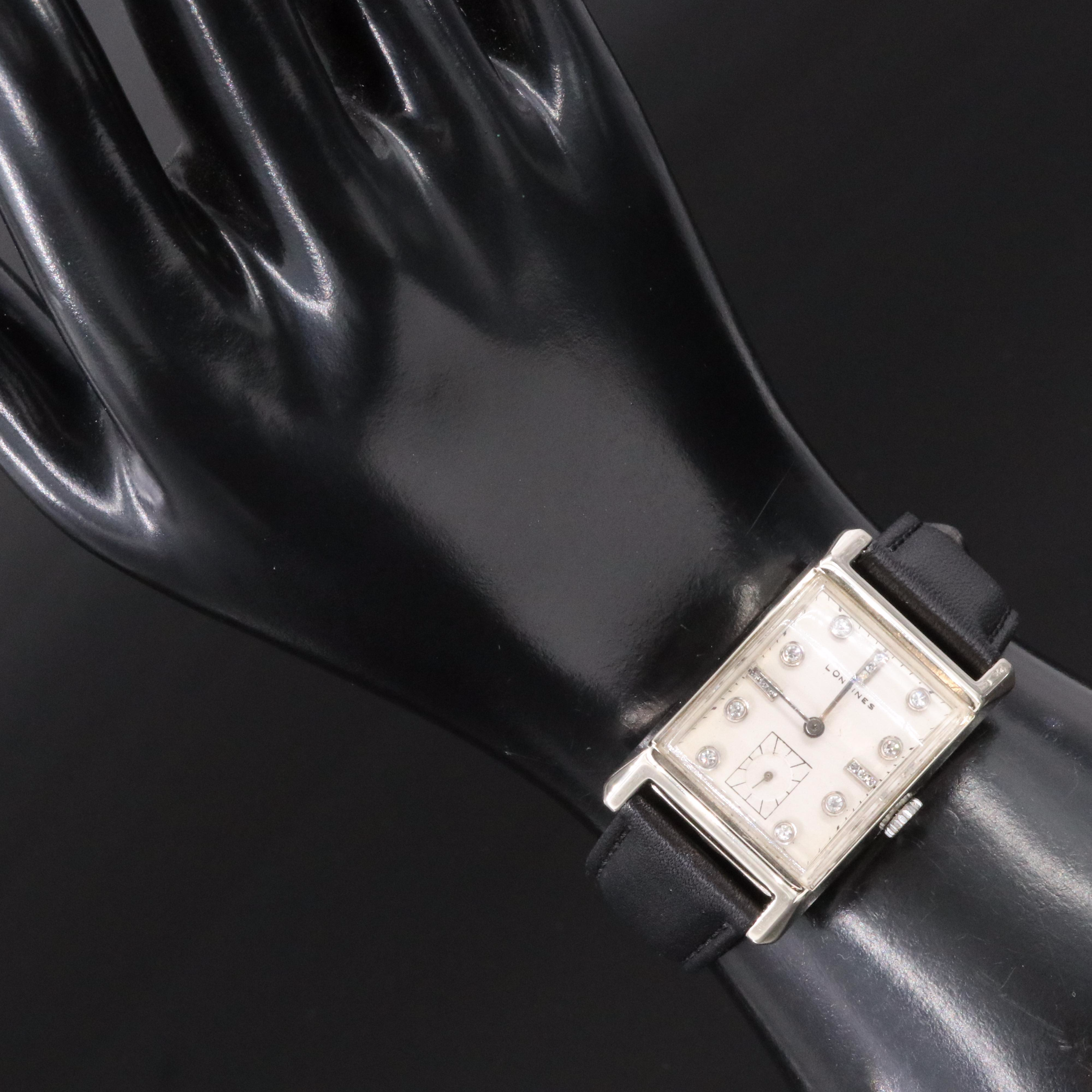 Longines Diamond & 14K Gold Watch