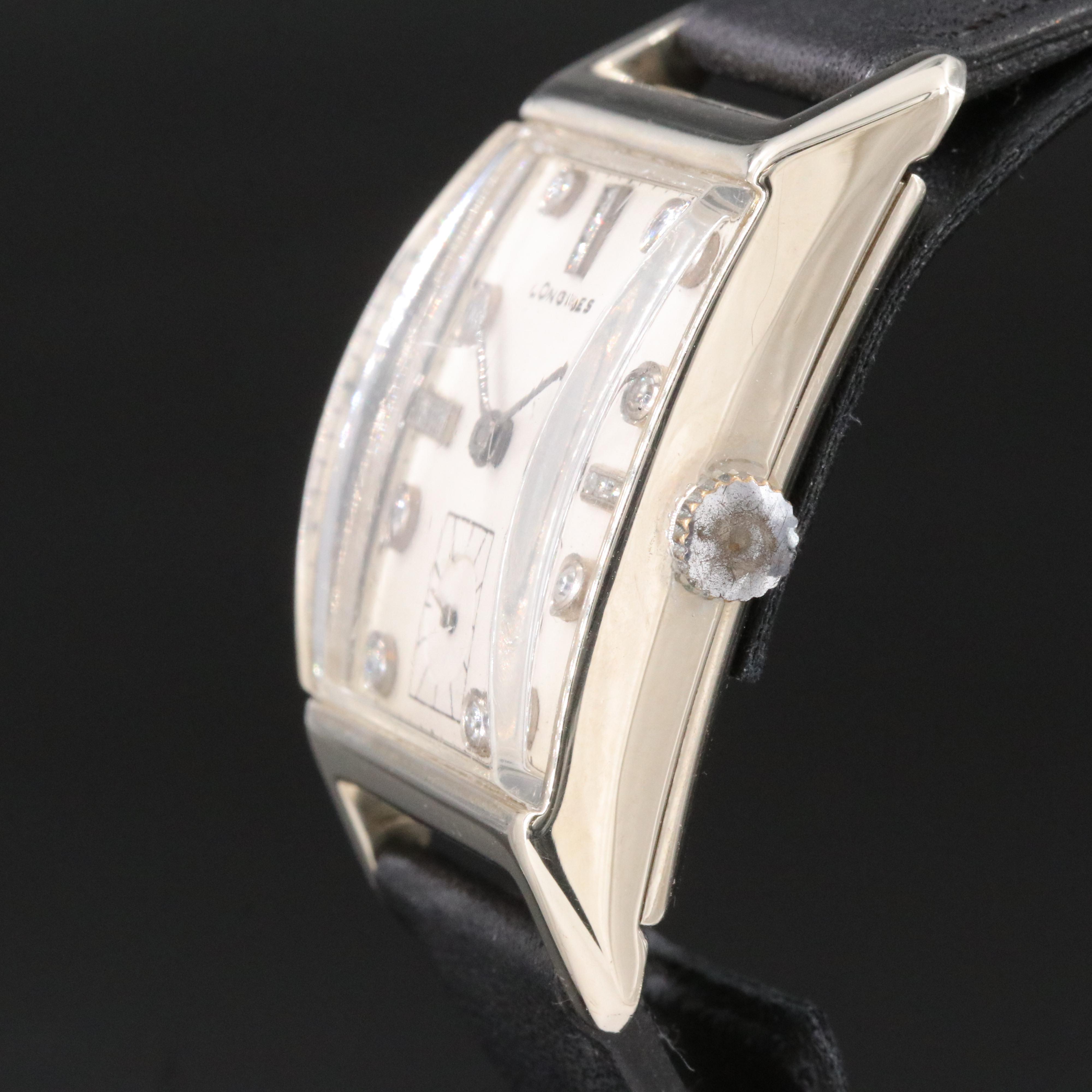 Longines Diamond & 14K Gold Watch