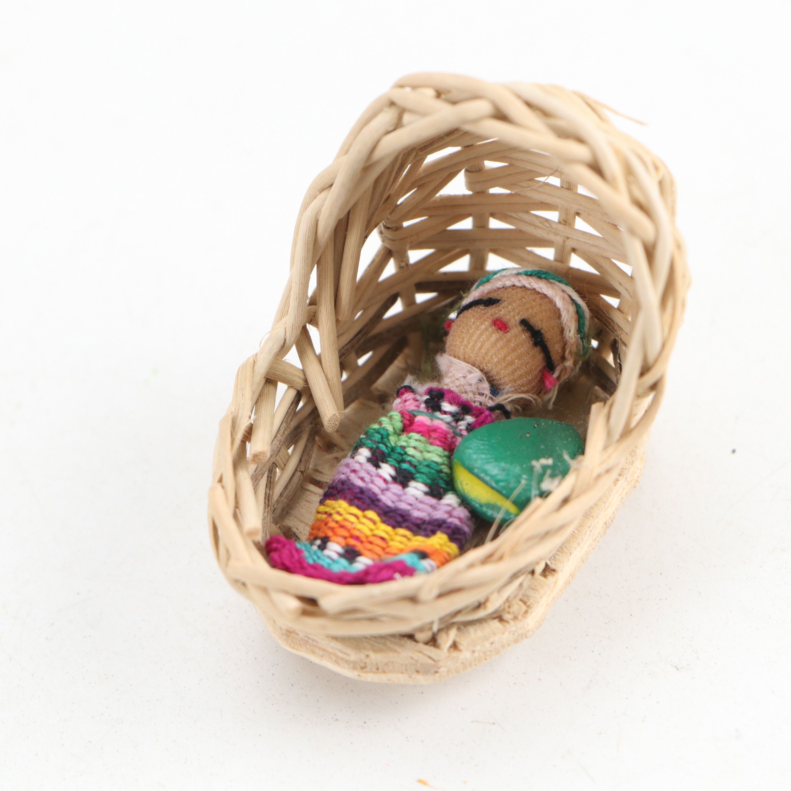 Handmade Navajo Storyteller Doll with Other Indigenous Dolls and Figures