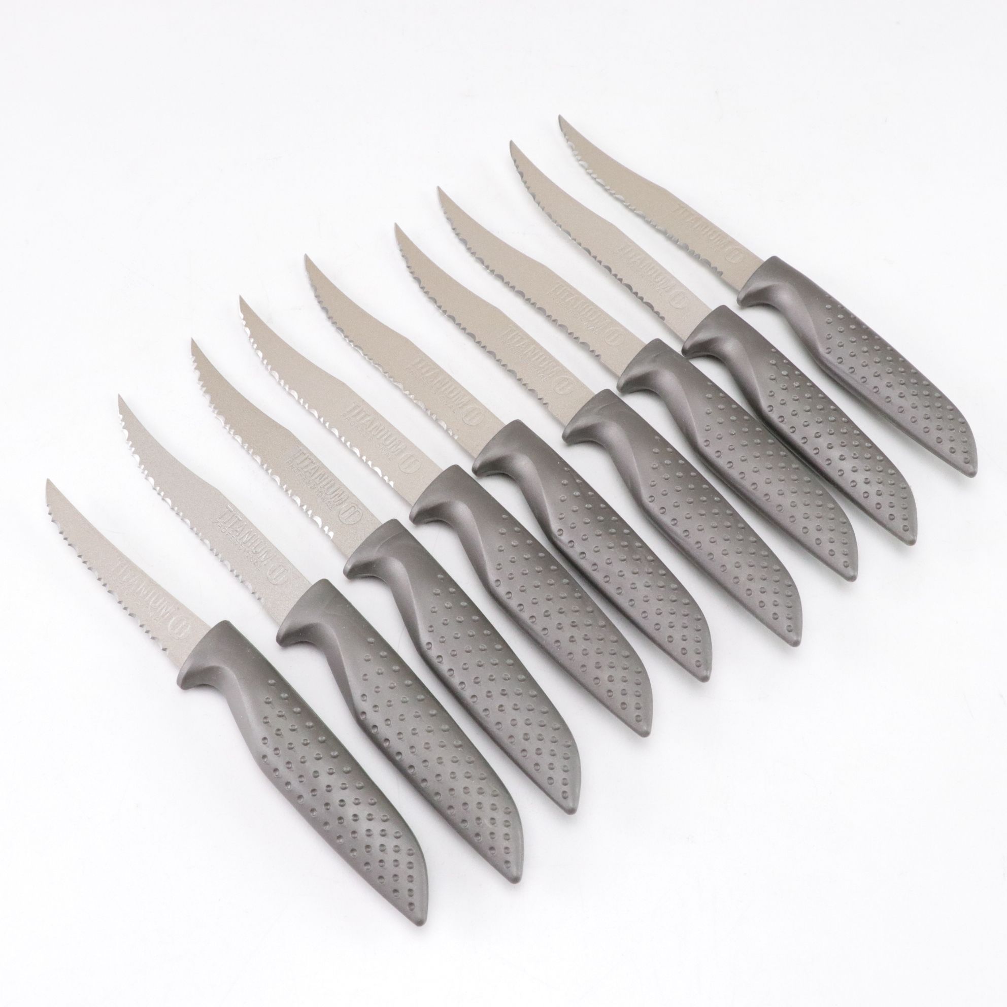 Best Direct "Titanium II" Knife Set with Chef's Choice "Edge select" Sharpener