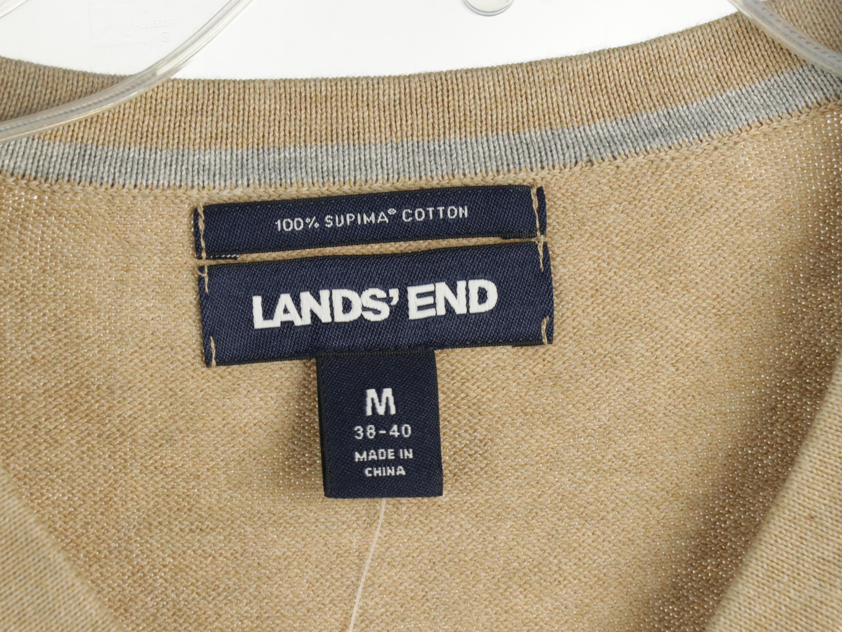 Men's Lands' End Cotton Knit Pullover & V-Necks, JoS. A. Bank Fair Isle Sweater
