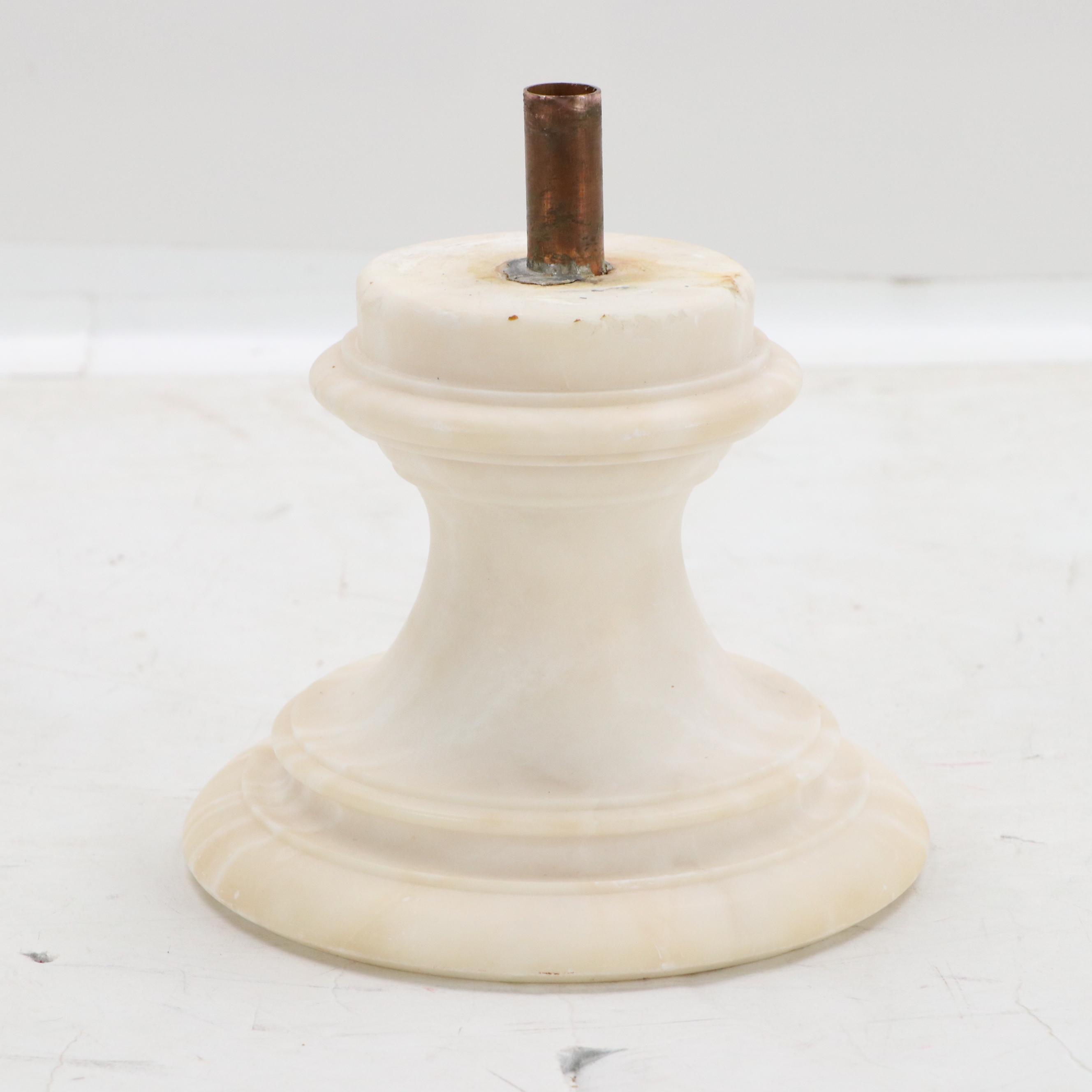 Italian School Alabaster Bust of Woman, 20th Century