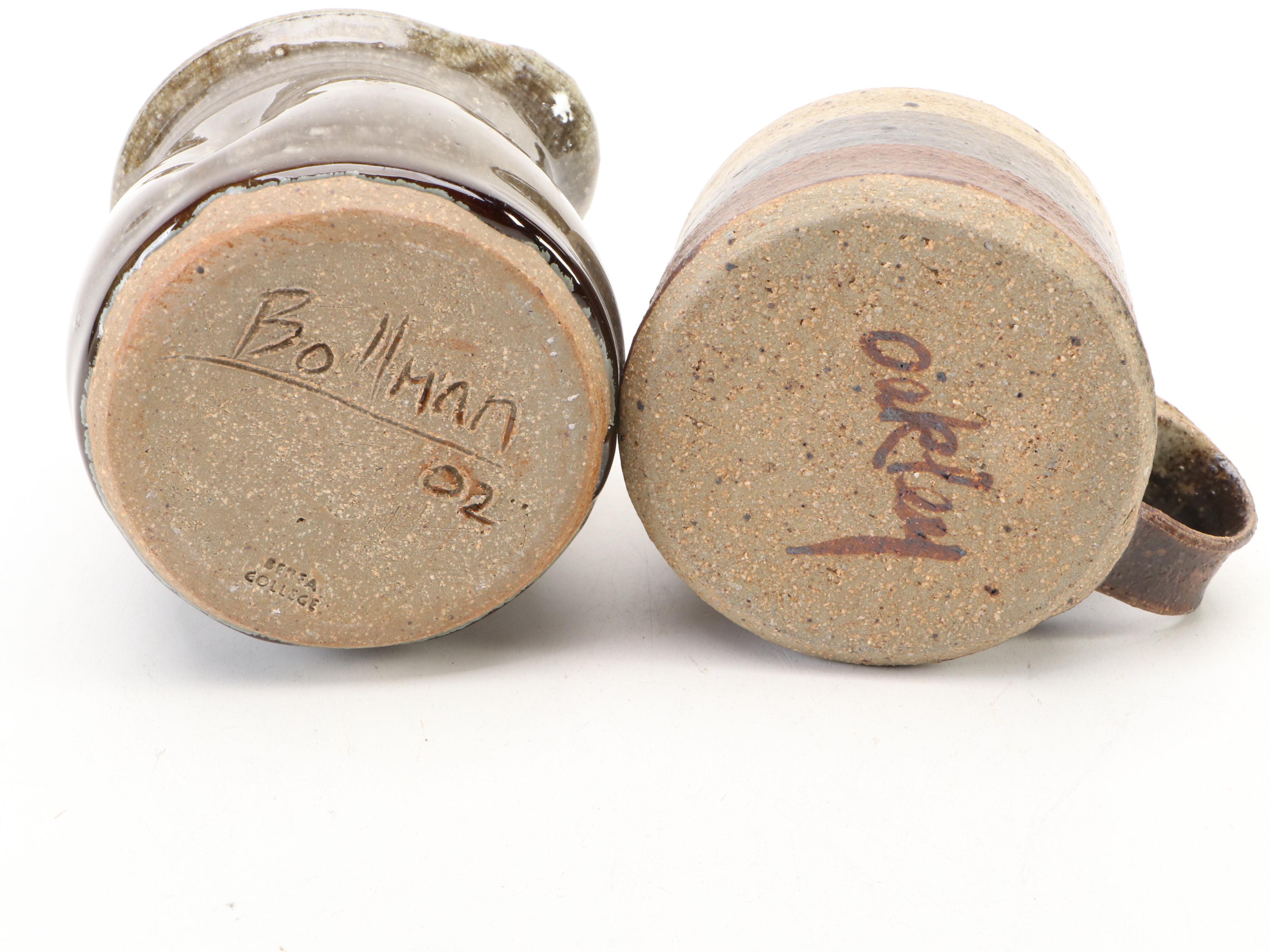 Sid Oakley Stoneware Mug with Other Studio Art Pottery Tableware