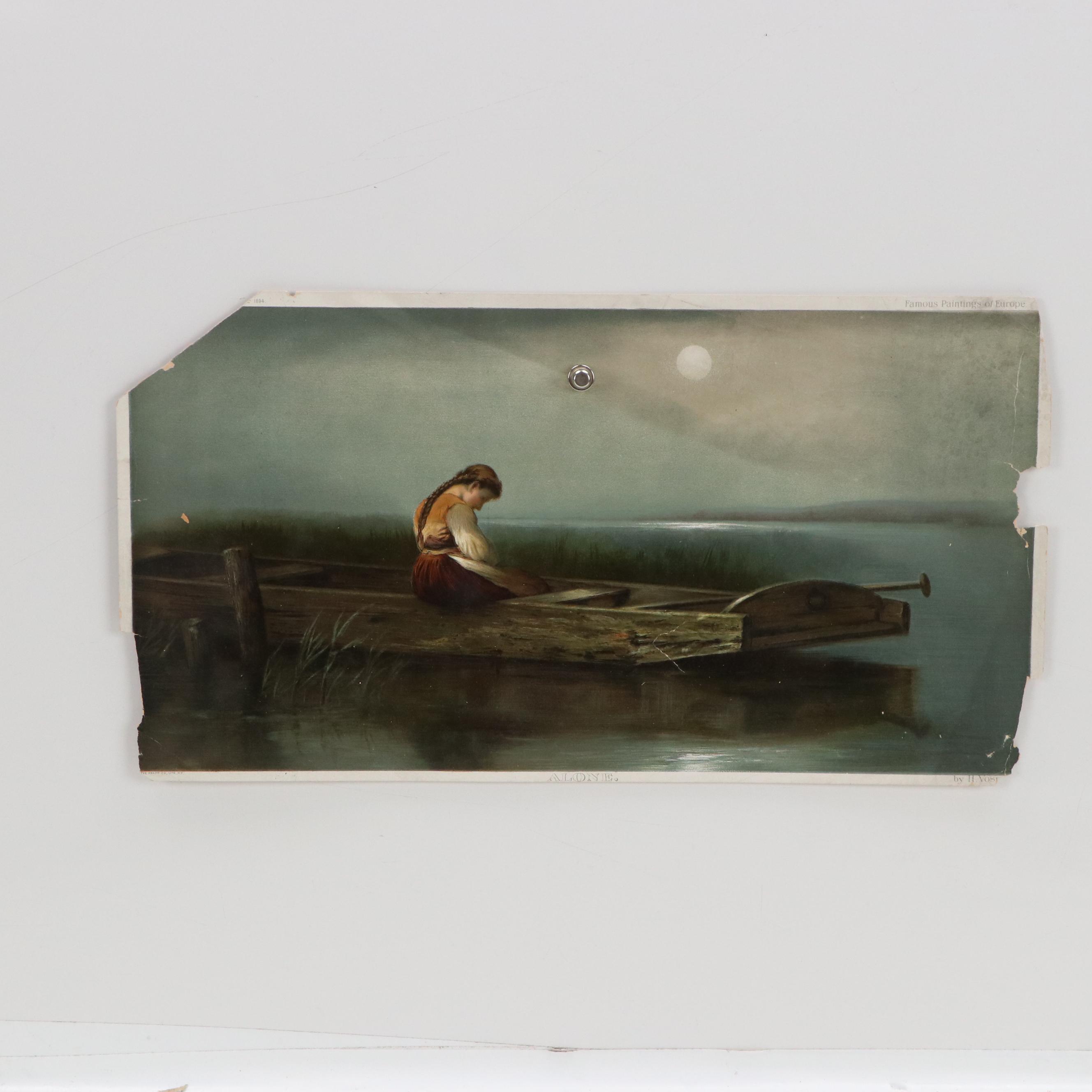 Lot of Photomechanical Bookplates, Chromolithographs, and Other Leafs