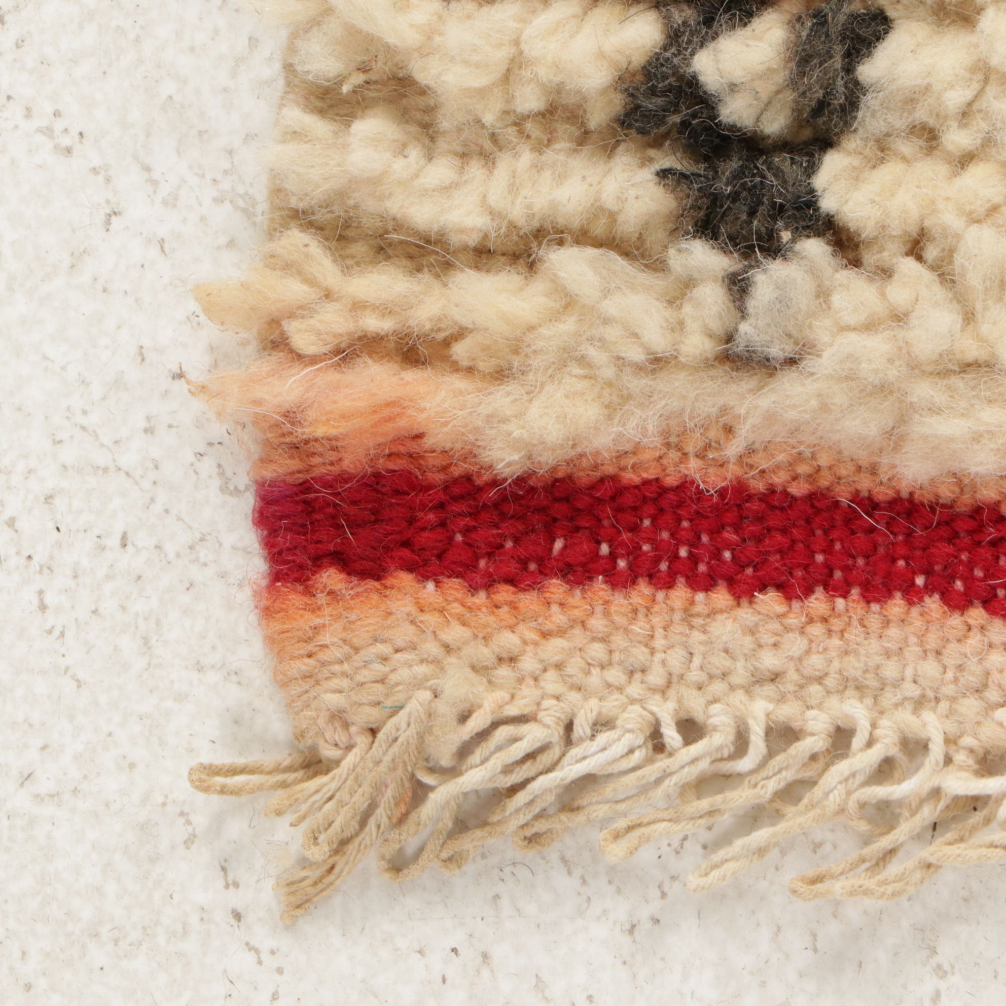 Four Hand-Knotted Moroccan Berber Accent Rugs